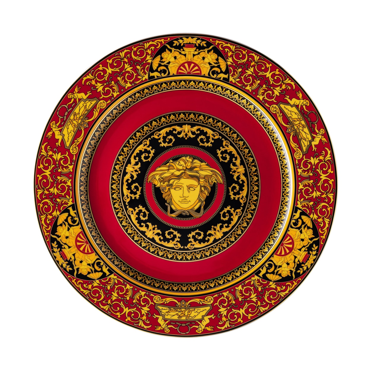 Imagen 1 de Plato de presentación Ikarus Medusa Versace - Rojo Rojo
