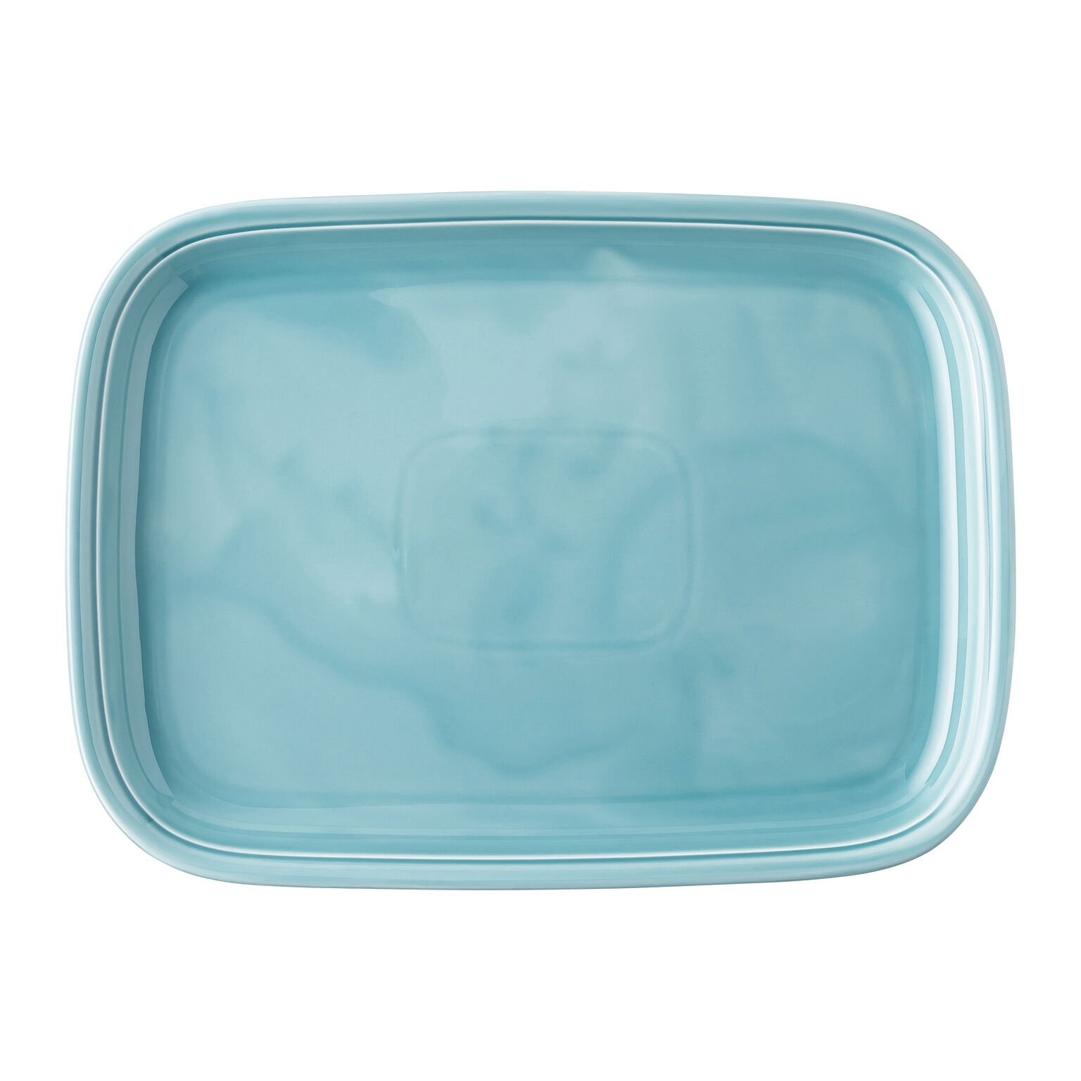 Imagen 1 de Fuente rectangular Trend Thomas - Turquesa 33 cm Turquesa