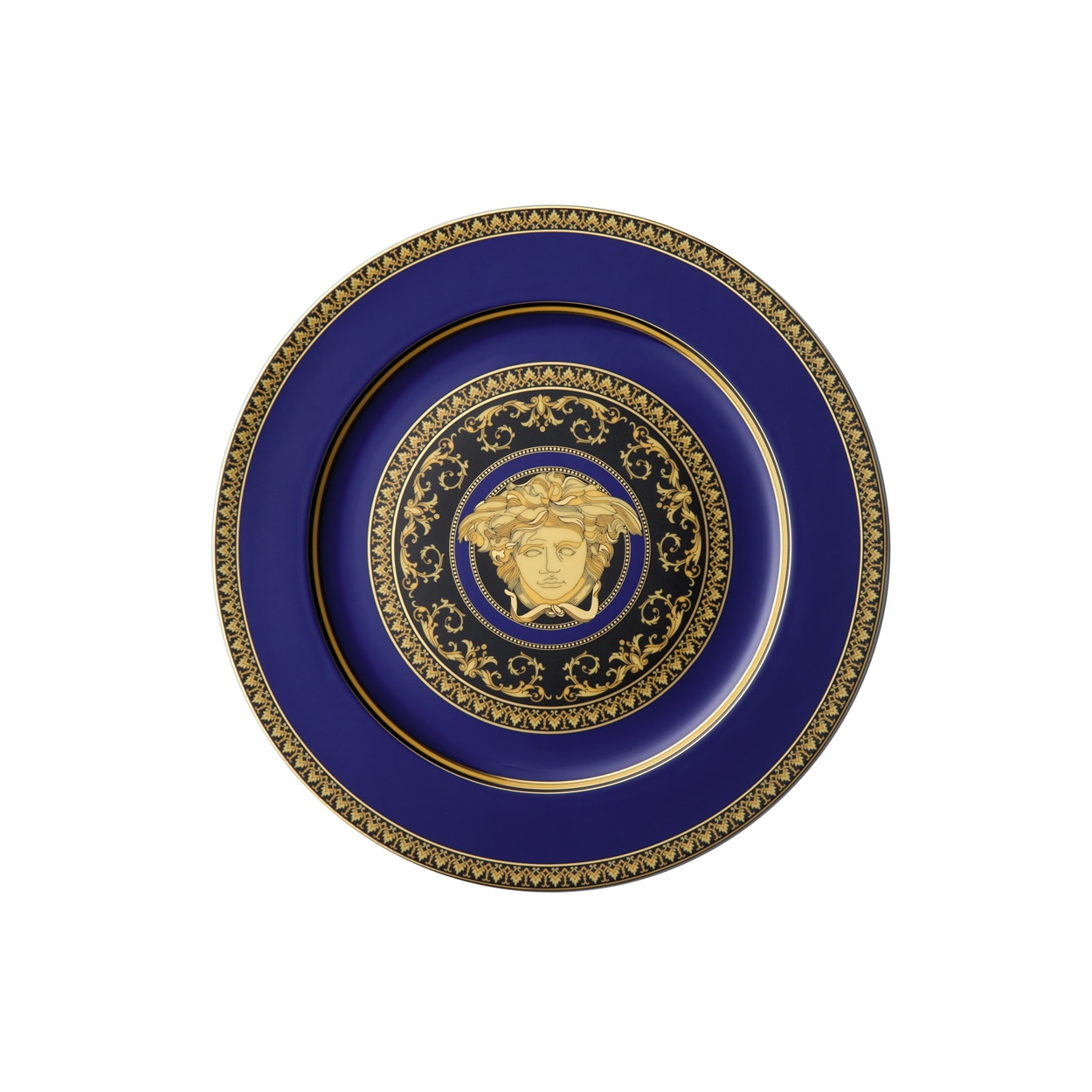 Imagen 1 de Plato de presentación Ikarus Medusa Versace - Azul Azul