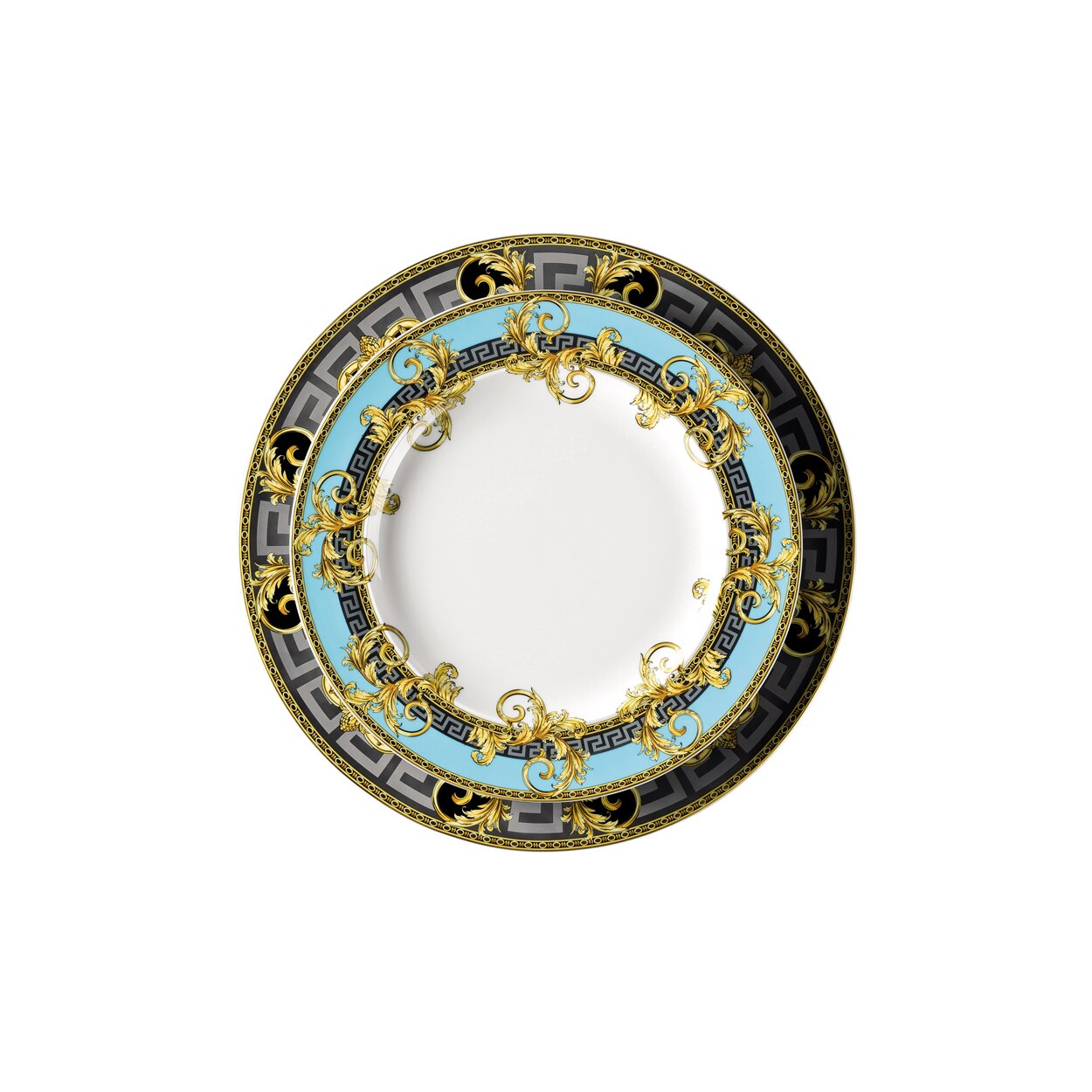 Plato llano Prestige Gala Versace - Turquesa Turquesa-1