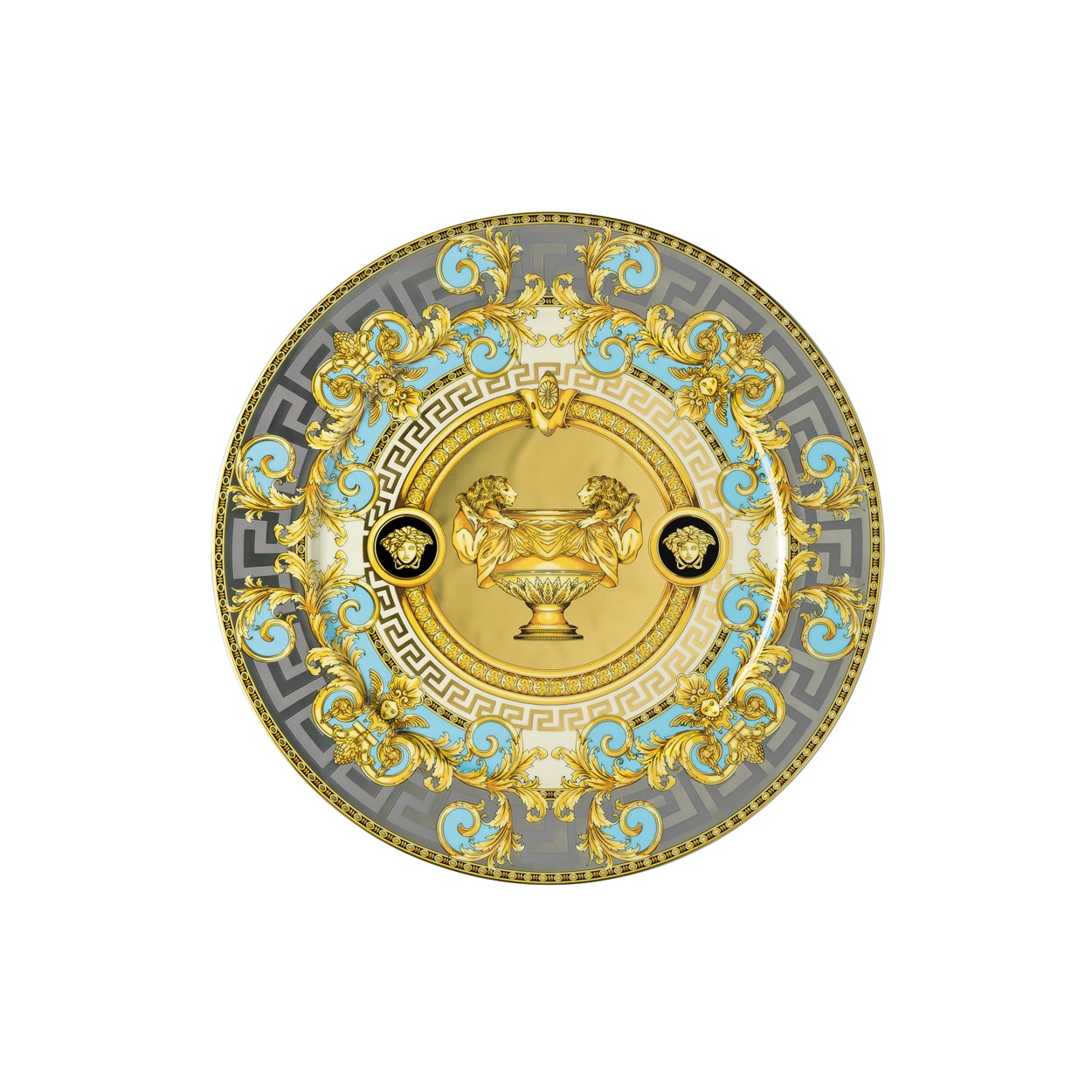 Imagen 0 de Plato de presentación Prestige Gala Versace Turquesa