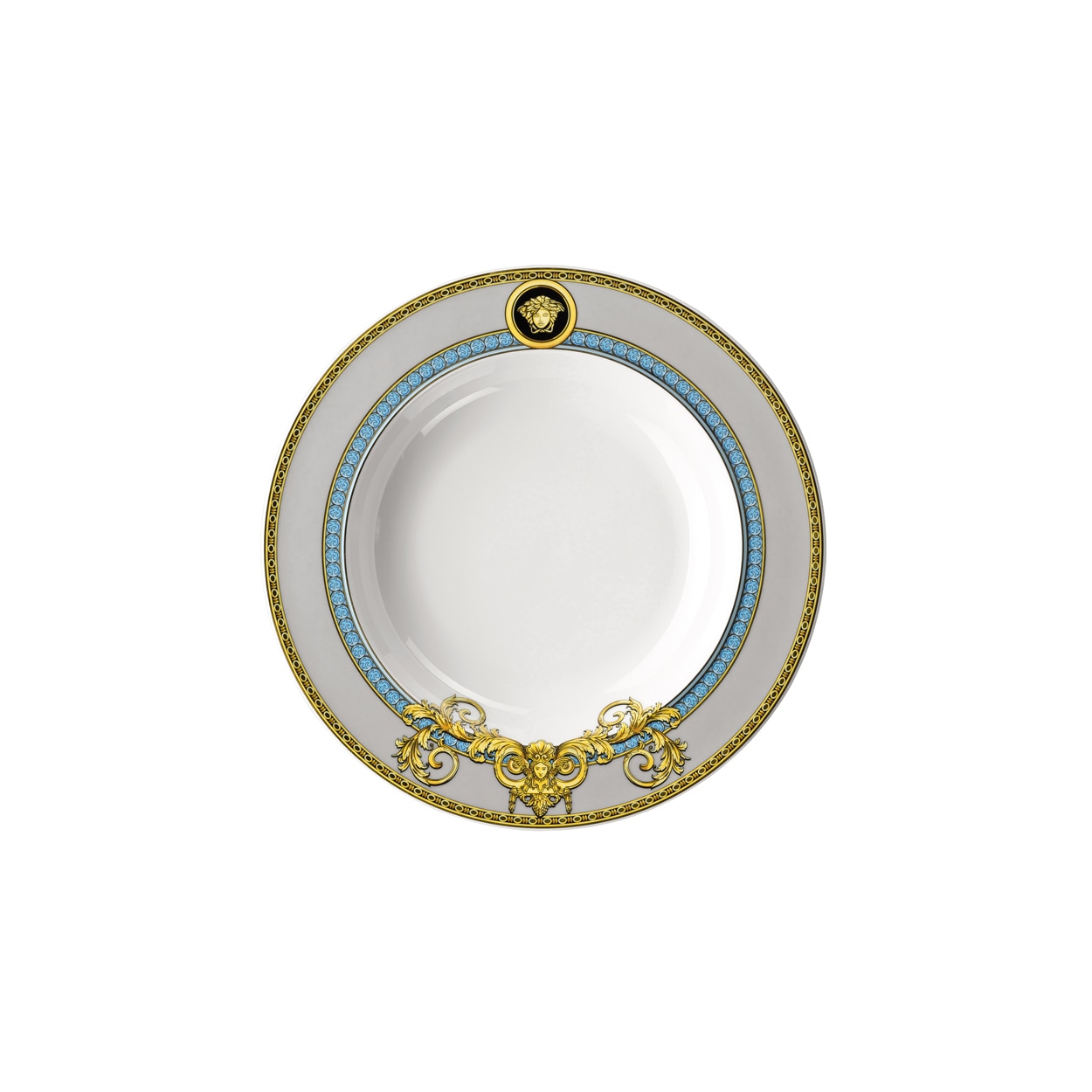 Imagen 1 de Plato hondo Prestige Gala Versace - Turquesa Turquesa