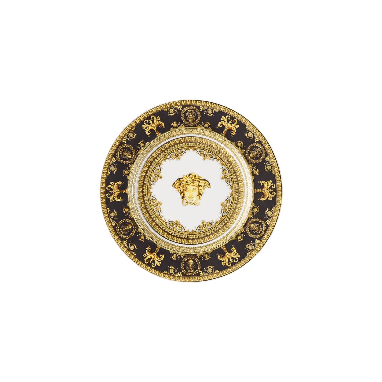 Imagen 0 de Plato para pan Baroque Versace Negro