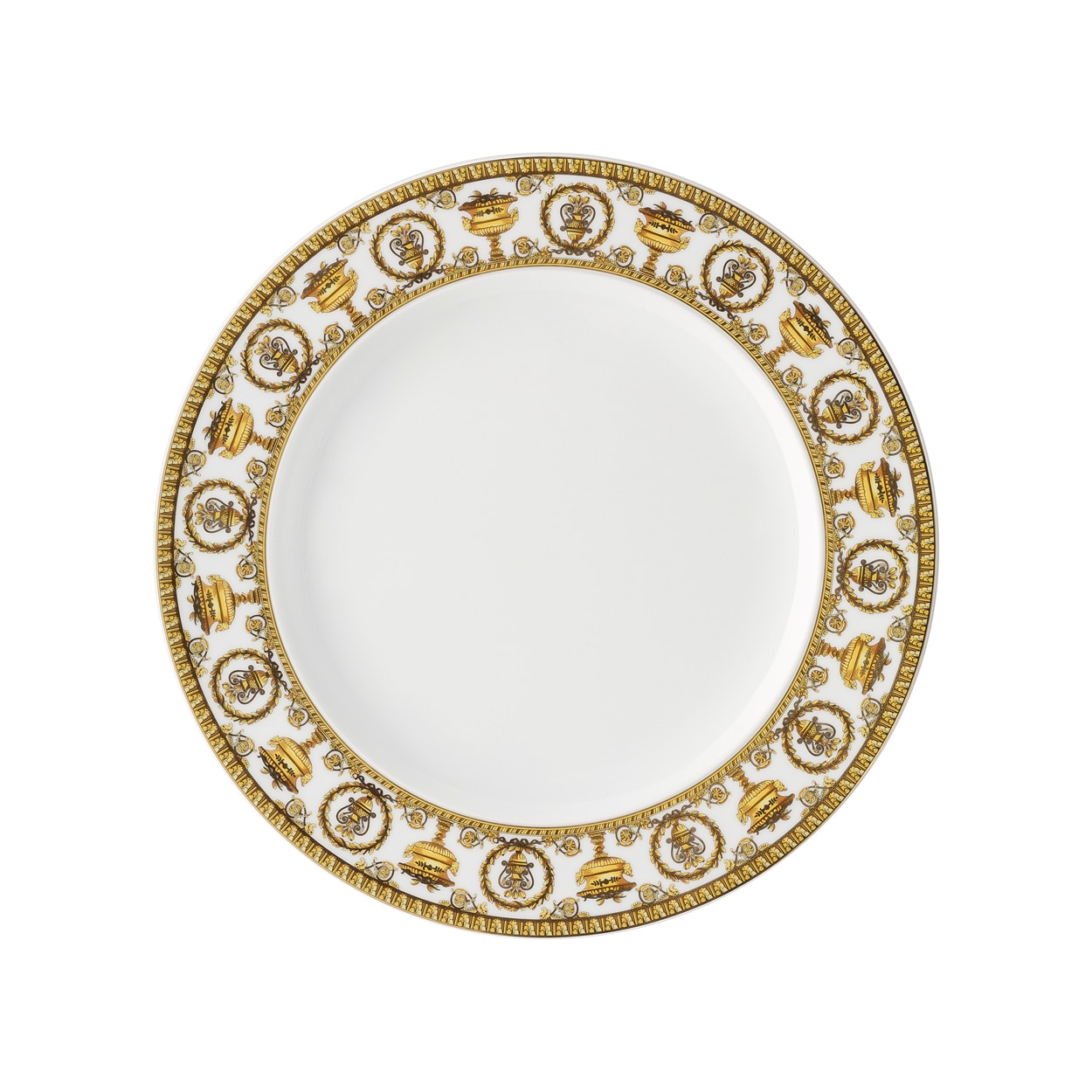 Imagen 1 de Plato llano Baroque Versace - Blanco Blanco