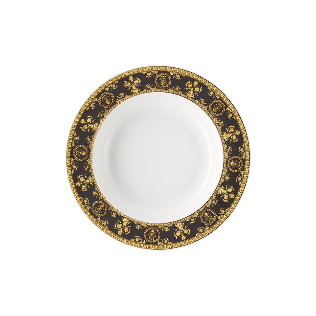 Imagen 1 de Plato hondo Baroque Versace - Negro Negro