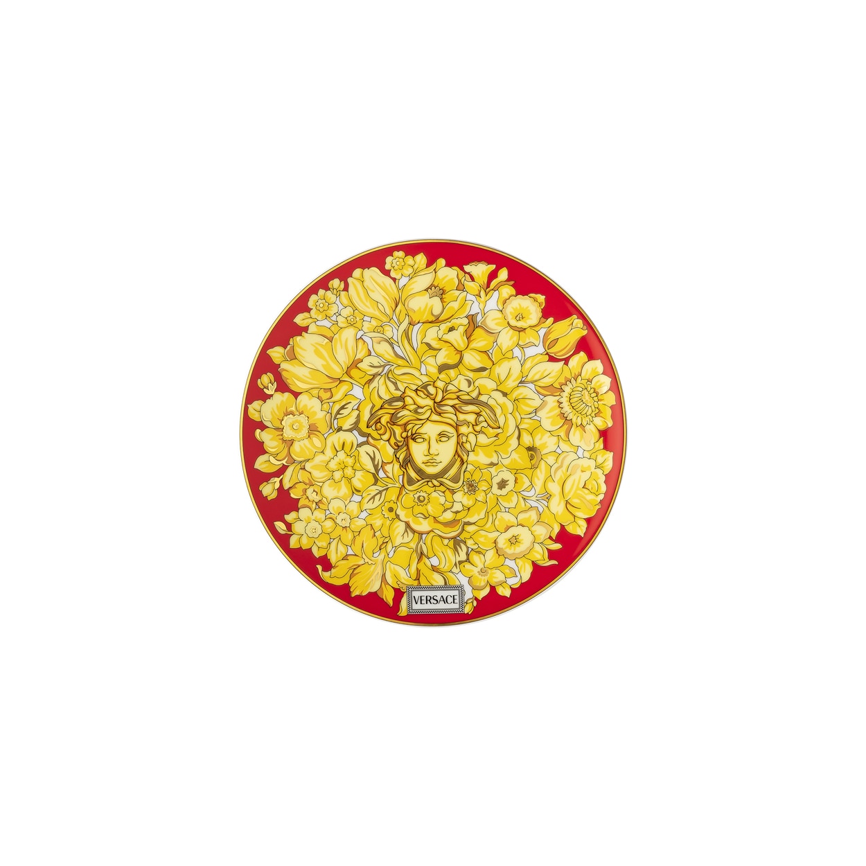 Imagen 1 de Plato para pan Medusa Rhapsody Versace - Rojo Rojo