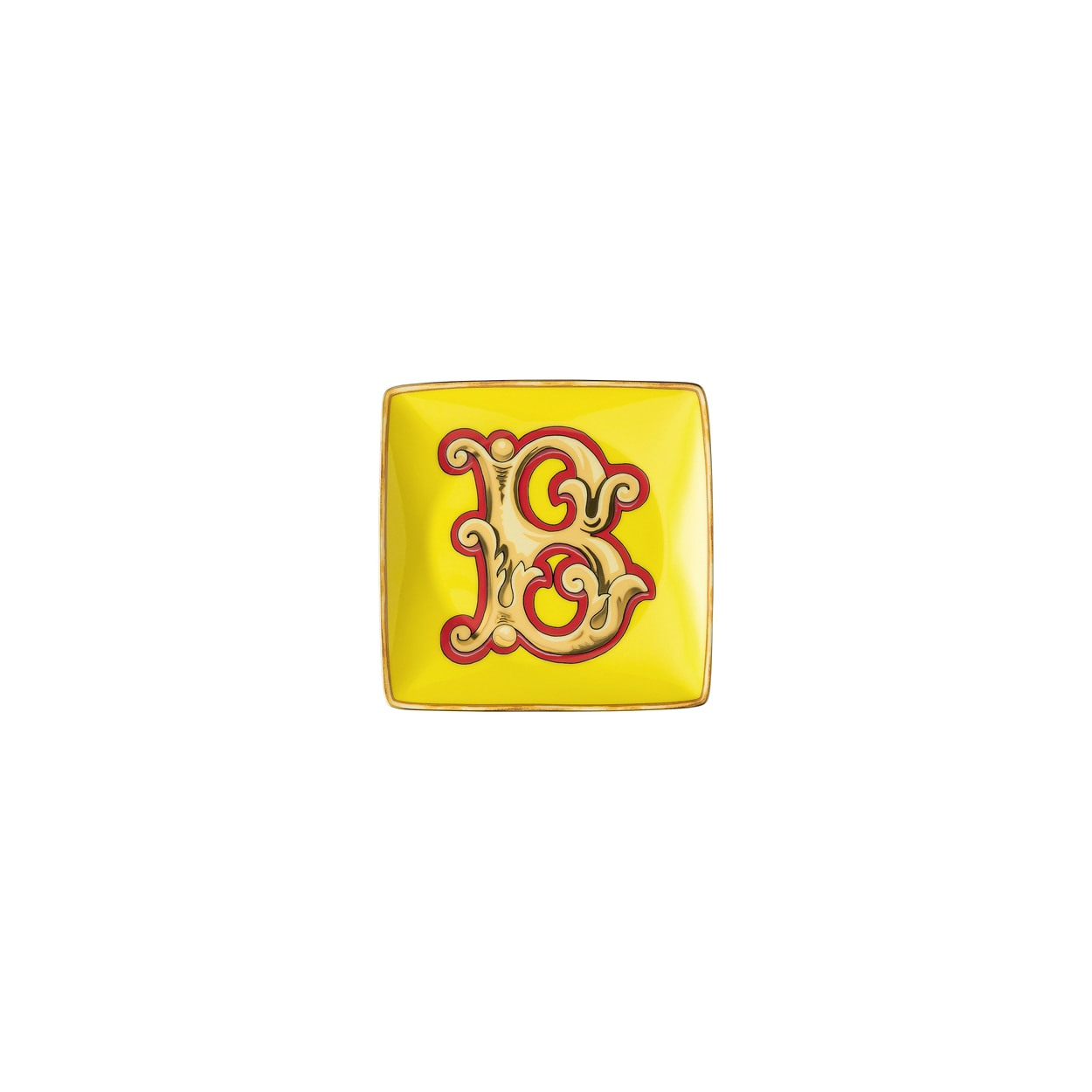 Imagen 1 de Bandeja cuadrada Holiday Alphabet Versace - Amarillo Amarillo