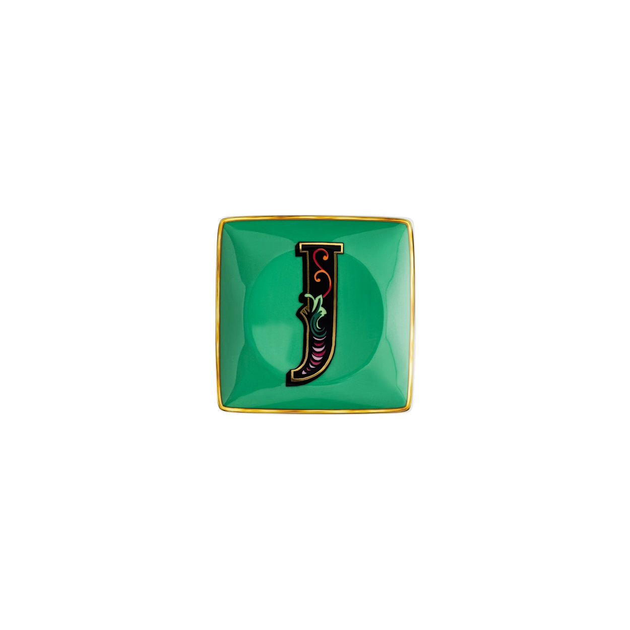 Imagen 1 de Bandeja cuadrada Holiday Alphabet Versace - Verde claro Verde claro