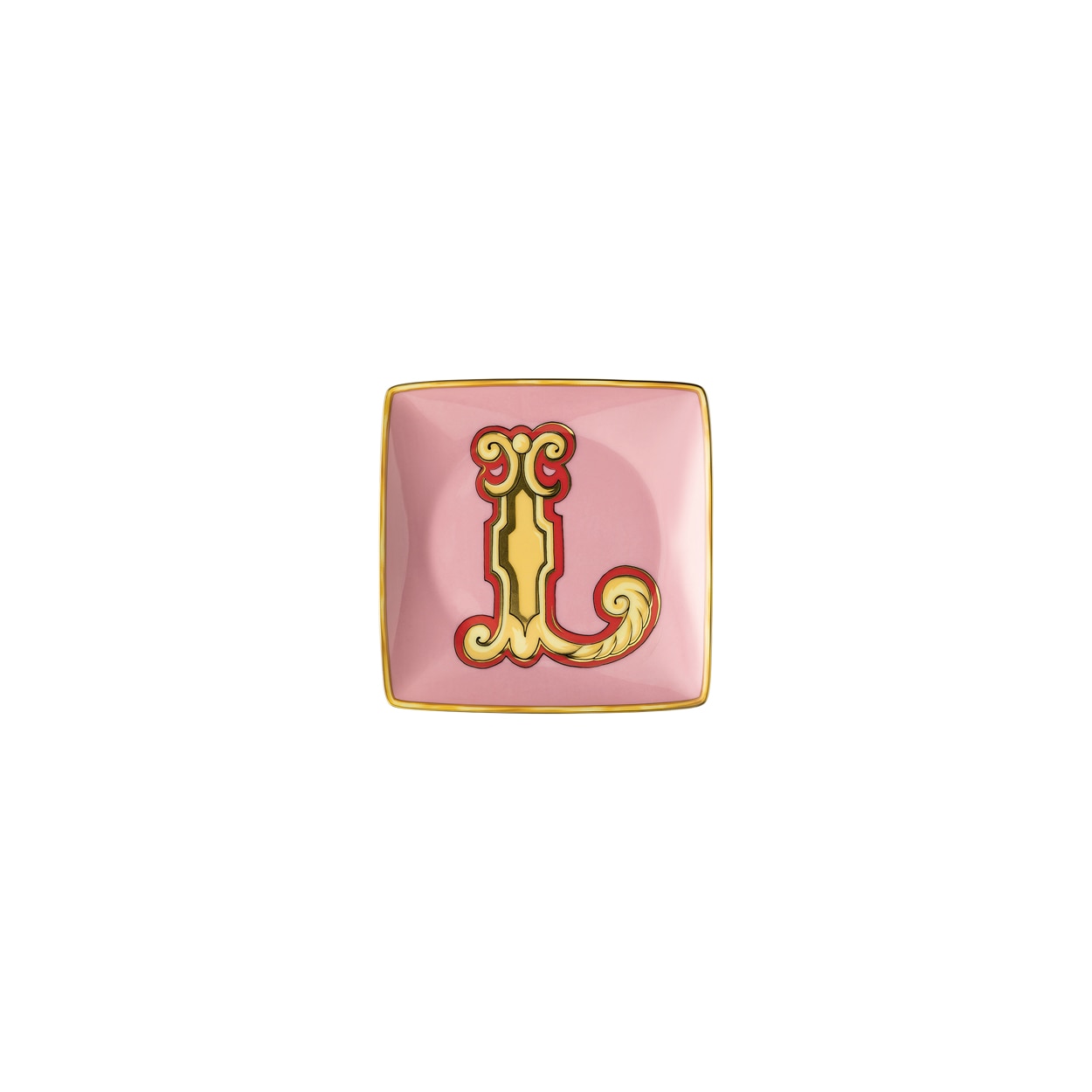 Imagen 1 de Bandeja cuadrada Holiday Alphabet Versace - Rosa claro Rosa claro