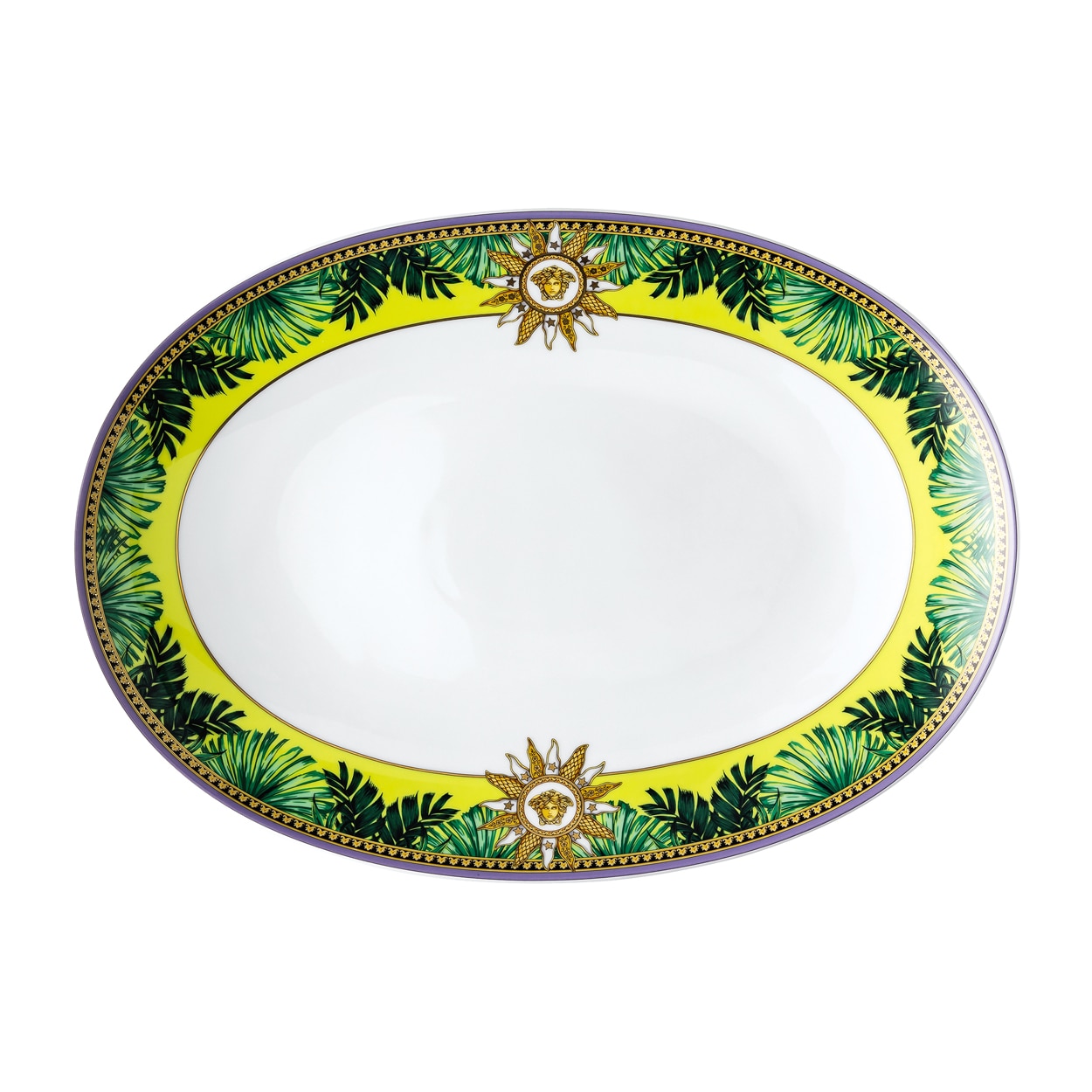 Imagen 1 de Fuente Jungle Versace - Verde / Amarillo 33 cm Verde / Amarillo