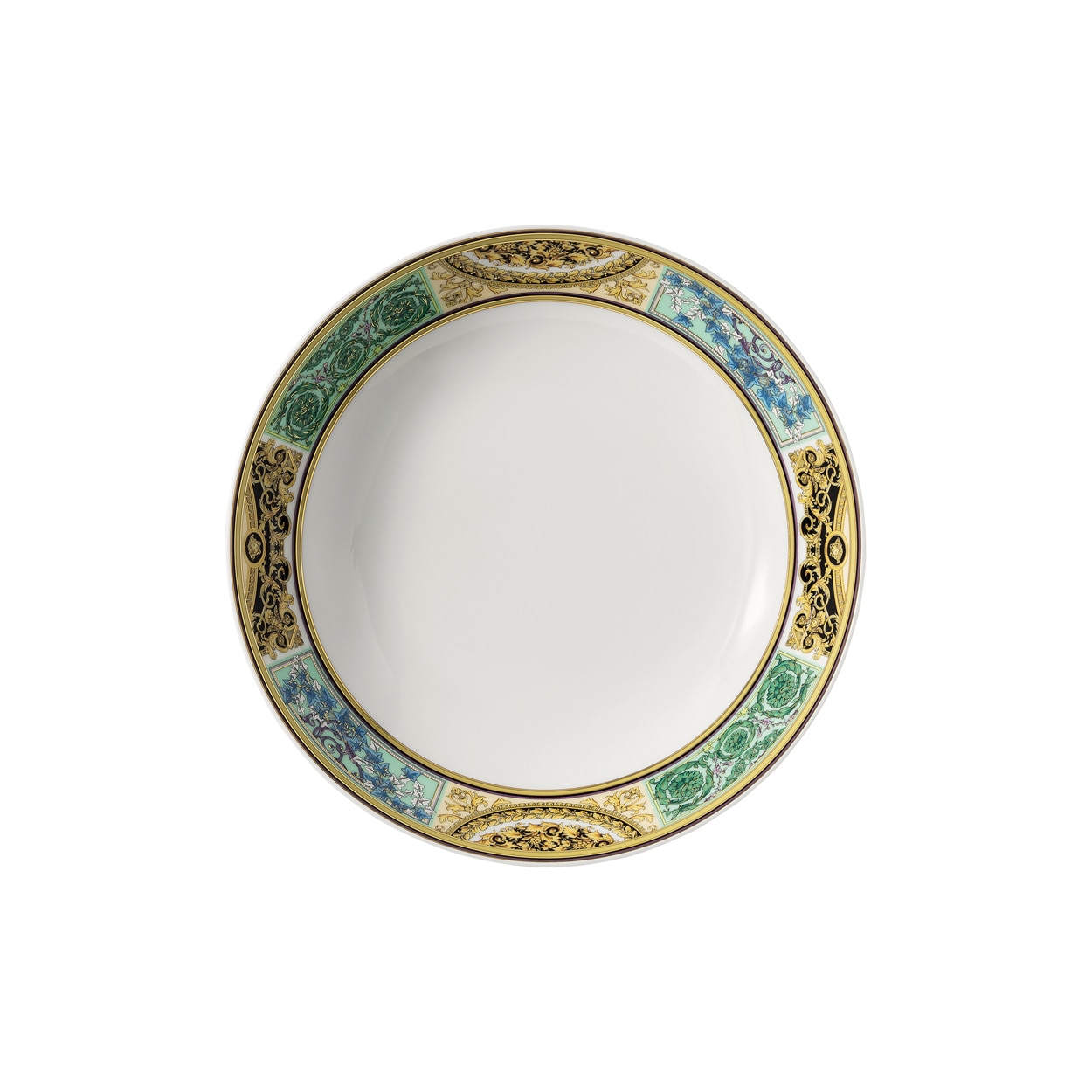 Imagen 1 de Plato hondo Barocco Mosaic Versace - Multicolor Multicolor