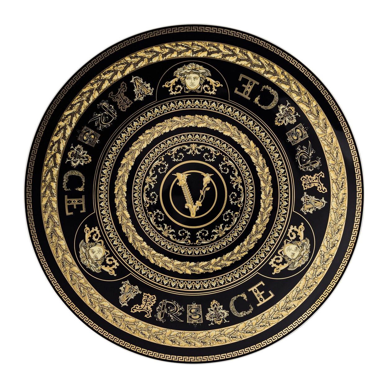 Imagen 1 de Plato de presentación Virtus Gala Versace - Negro Negro
