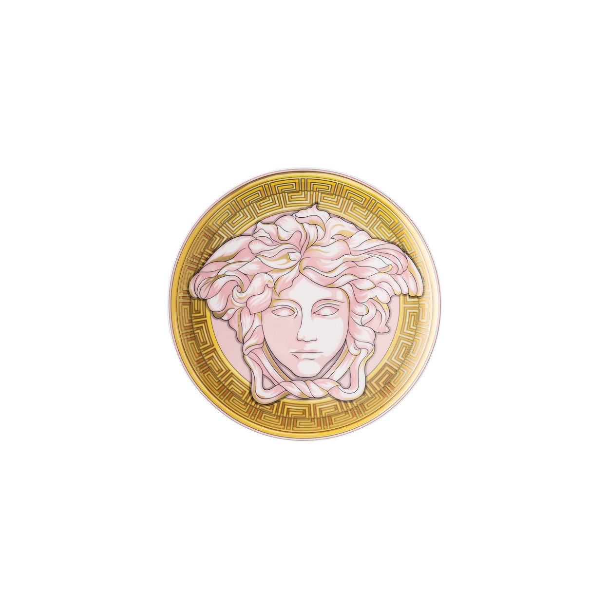 Imagen 1 de Plato para pan Medusa Amplified Coin Versace - Rosa Rosa