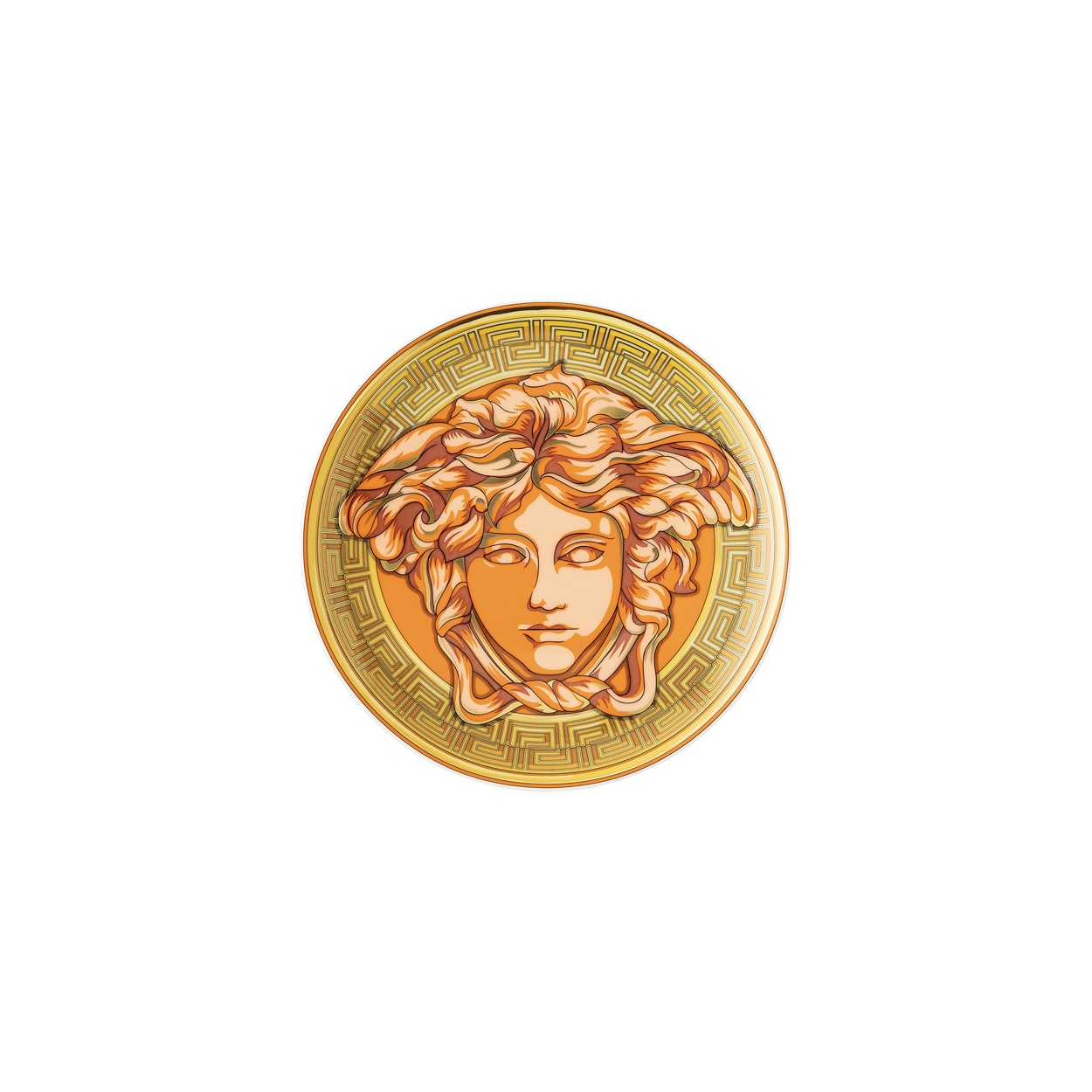 Imagen 1 de Plato para pan Medusa Amplified Coin Versace - Naranja Naranja