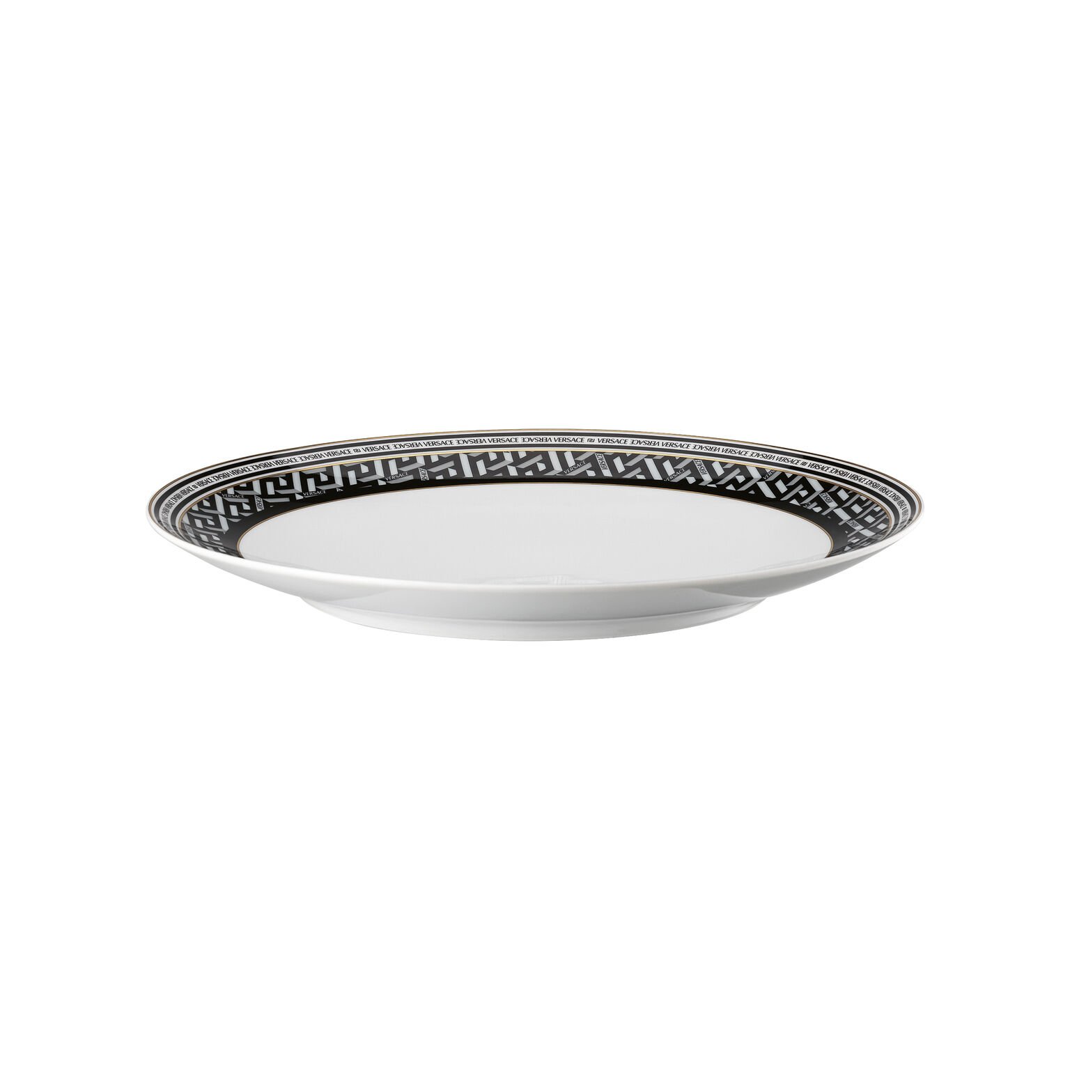Imagen 2 de Plato llano La Greca Signature Versace - Negro Negro