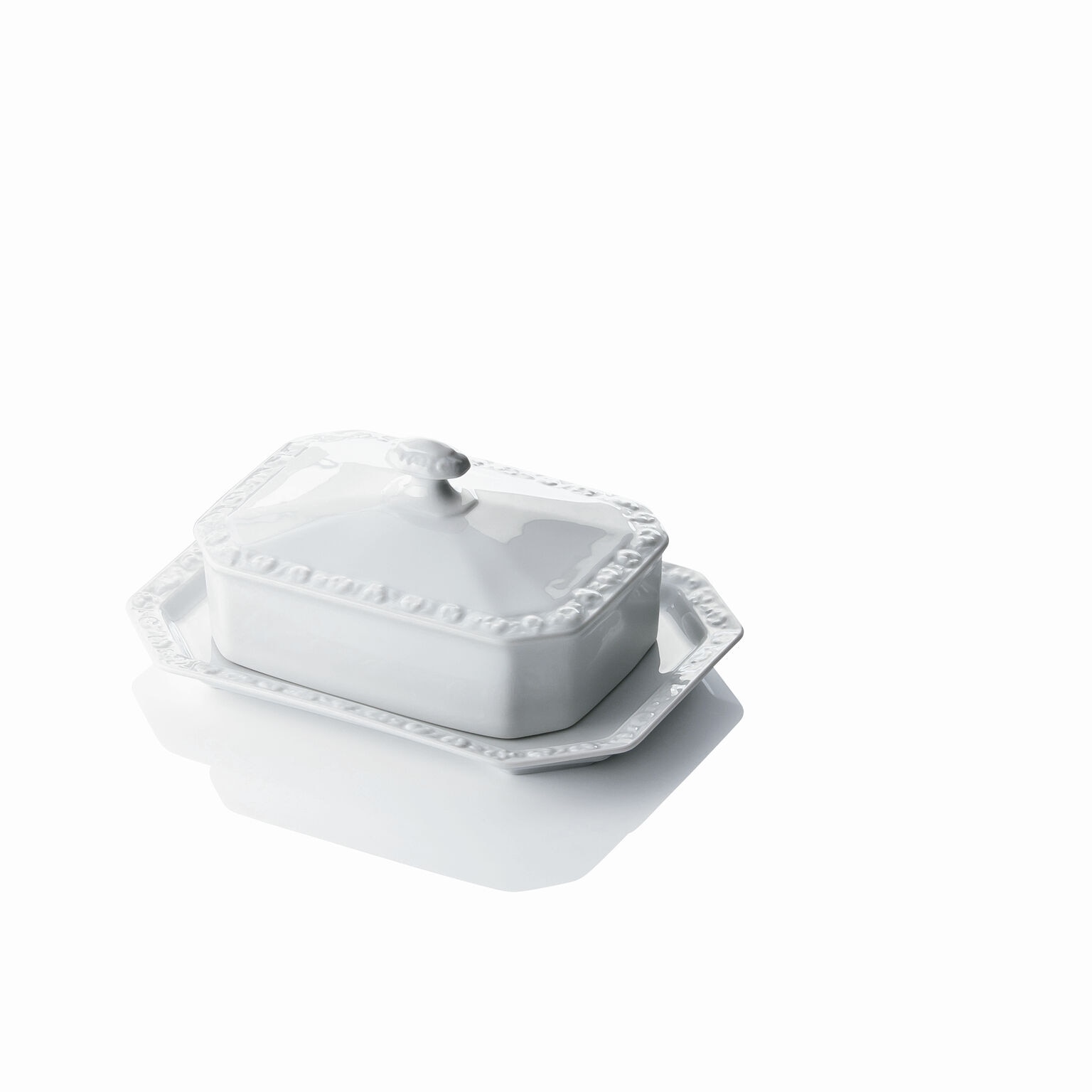 Imagen 2 de Mantequillera Weiss Maria Rosenthal - Blanco 14,5 cm Blanco
