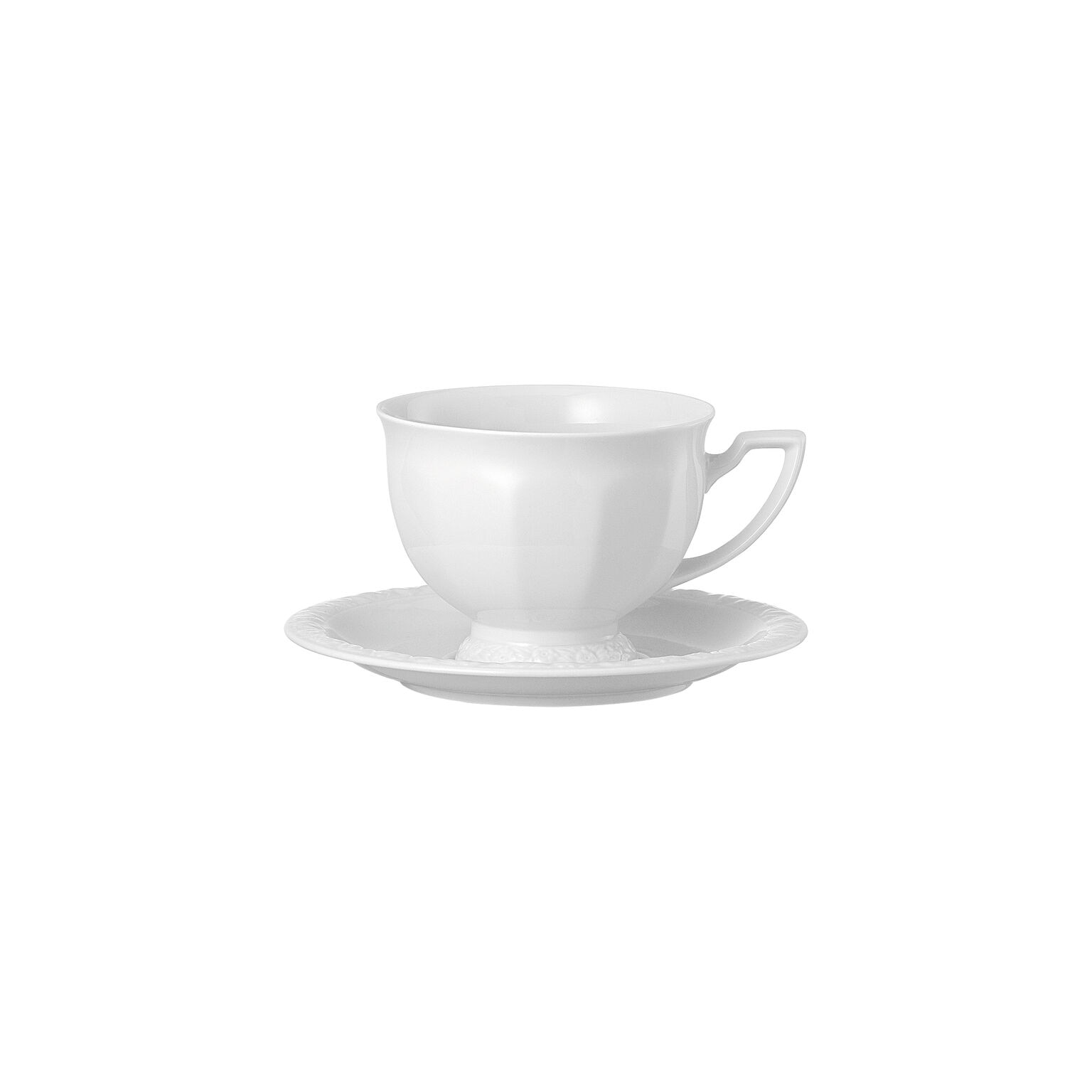 Imagen 1 de Taza de café con plato Weiss Maria Rosenthal - Blanco 18  cm Blanco
