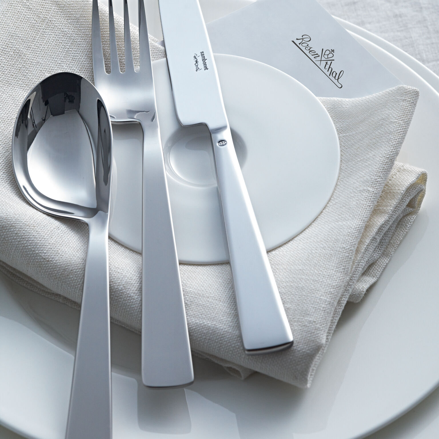 Imagen 2 de Plato llano con ala Weiss Brillance Rosenthal - Blanco 28 cm Blanco