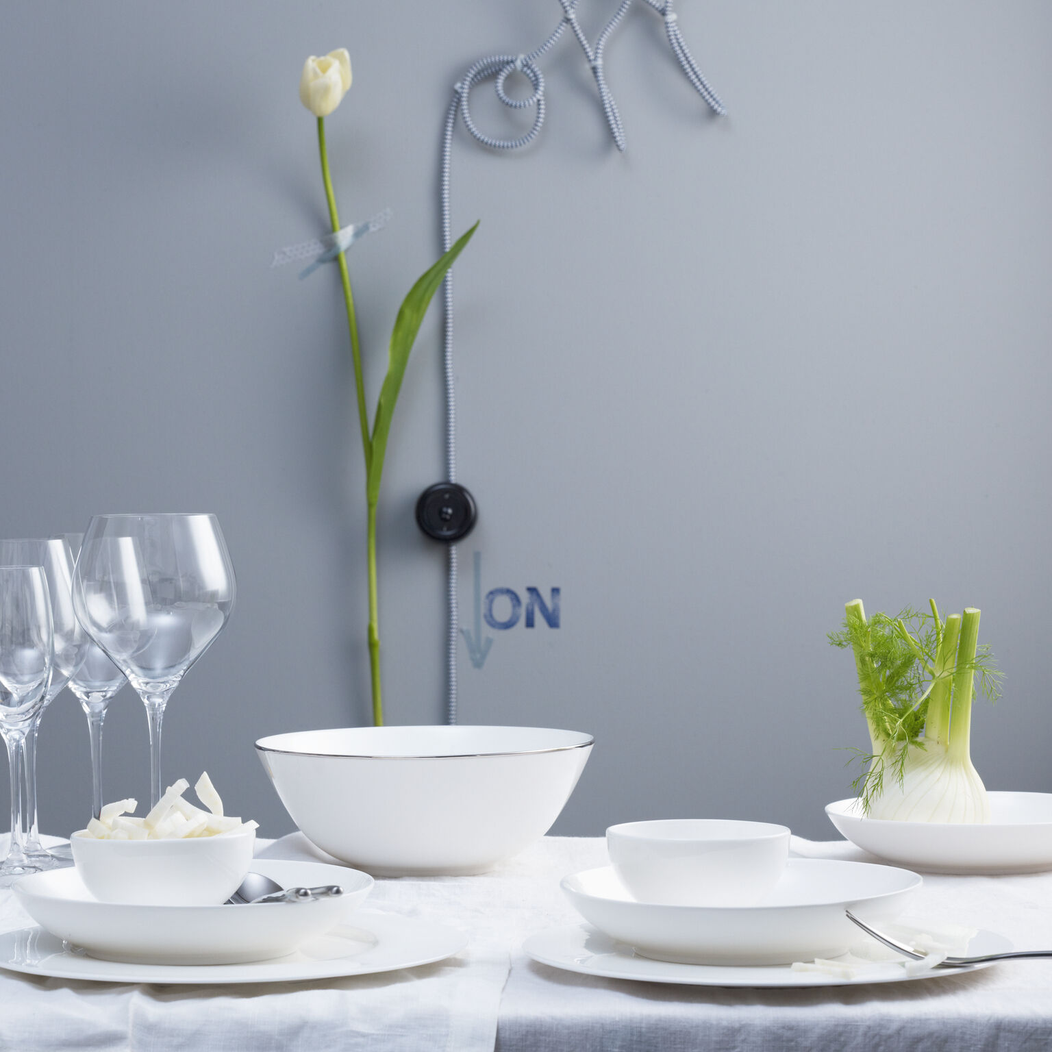 Plato hondo Weiss Brillance Rosenthal - Blanco 21 cm Blanco-2