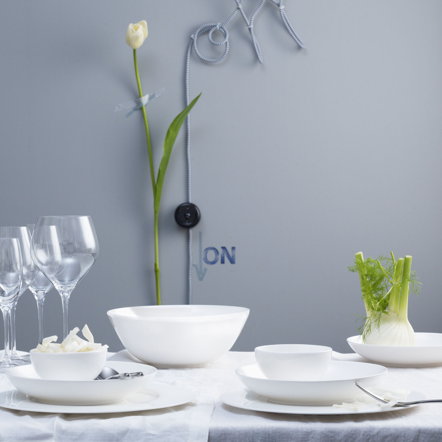 Plato hondo Weiss Brillance Rosenthal - Blanco 21 cm Blanco-3