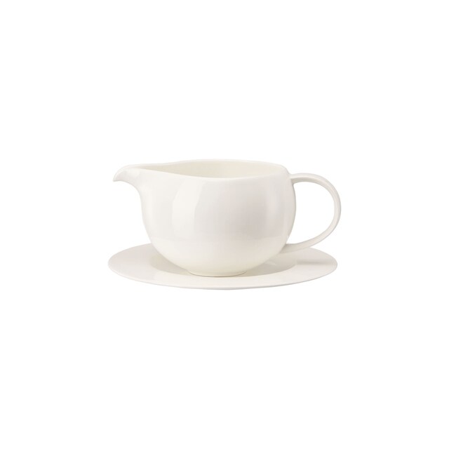 Imagen 0 de Salsera con platillo Weiss Brillance Rosenthal