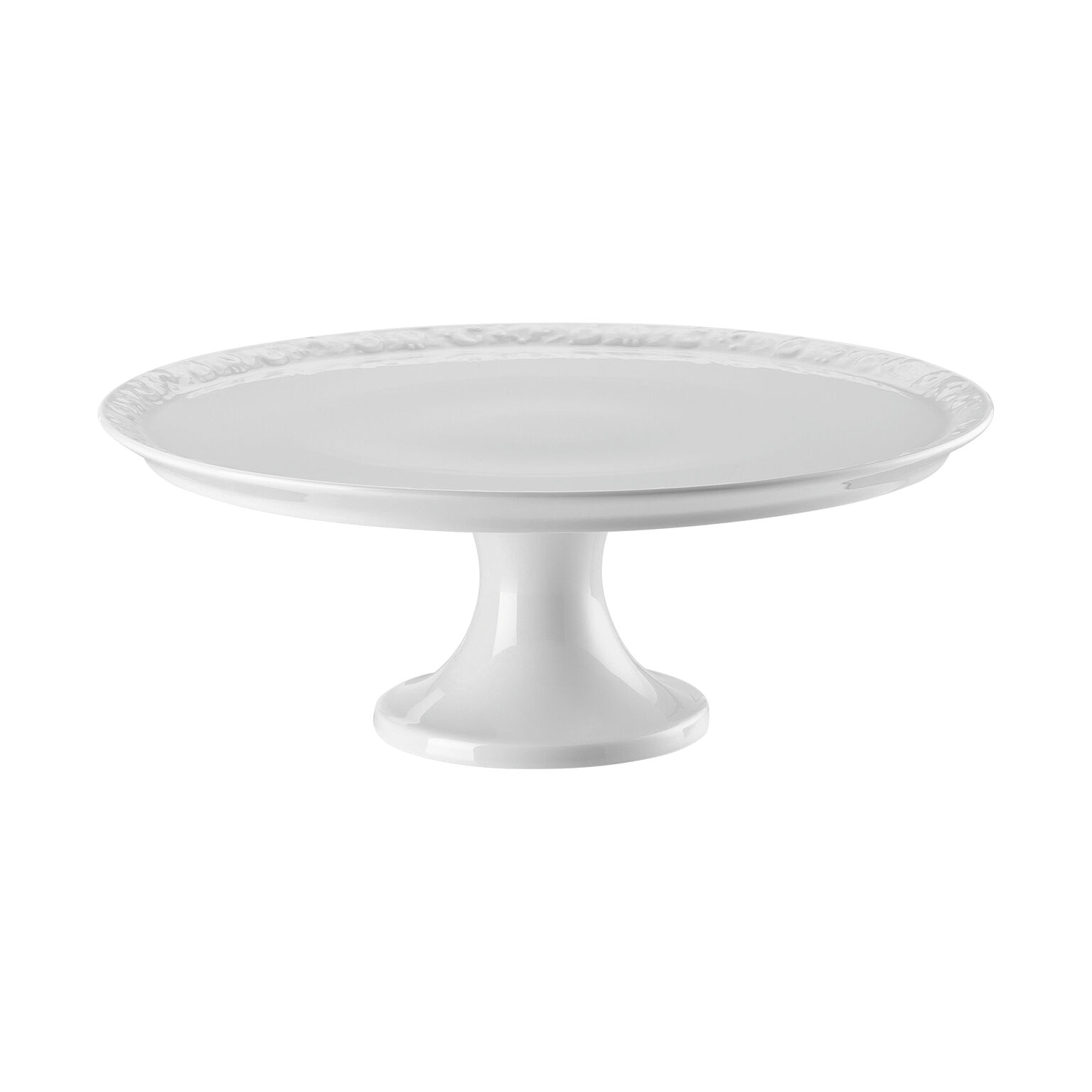 Imagen 0 de Plato para tarta con pie Weiss Maria Blanco