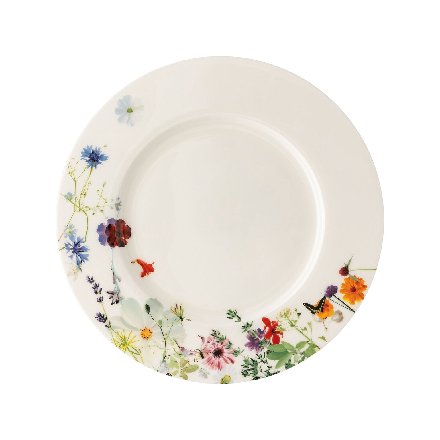 Plato llano con ala Grand Air Brillance Rosenthal - Multicolor 28 cm Multicolor-1