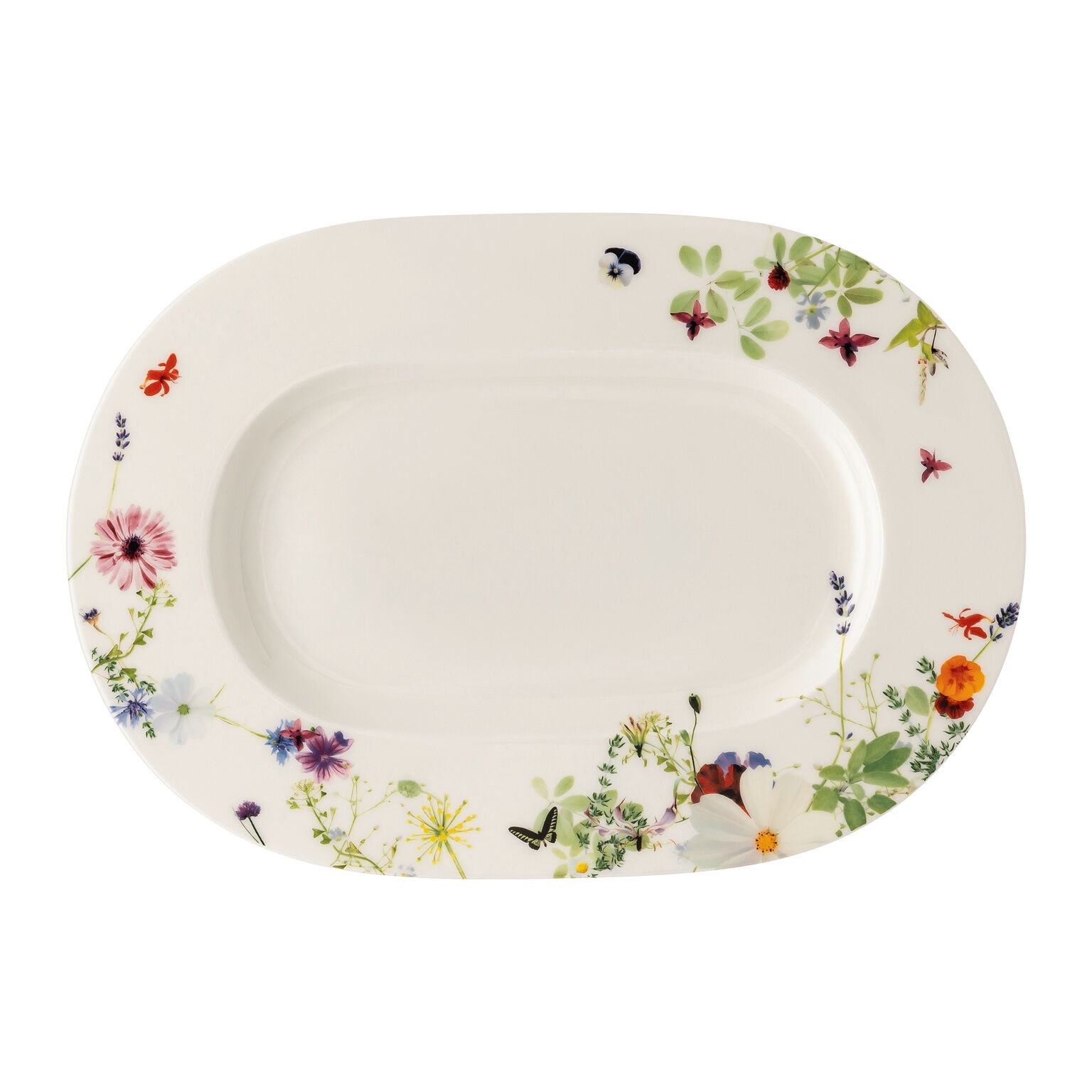 Imagen 1 de Fuente oval Grand Air Brillance Rosenthal - Multicolor 34 cm Multicolor