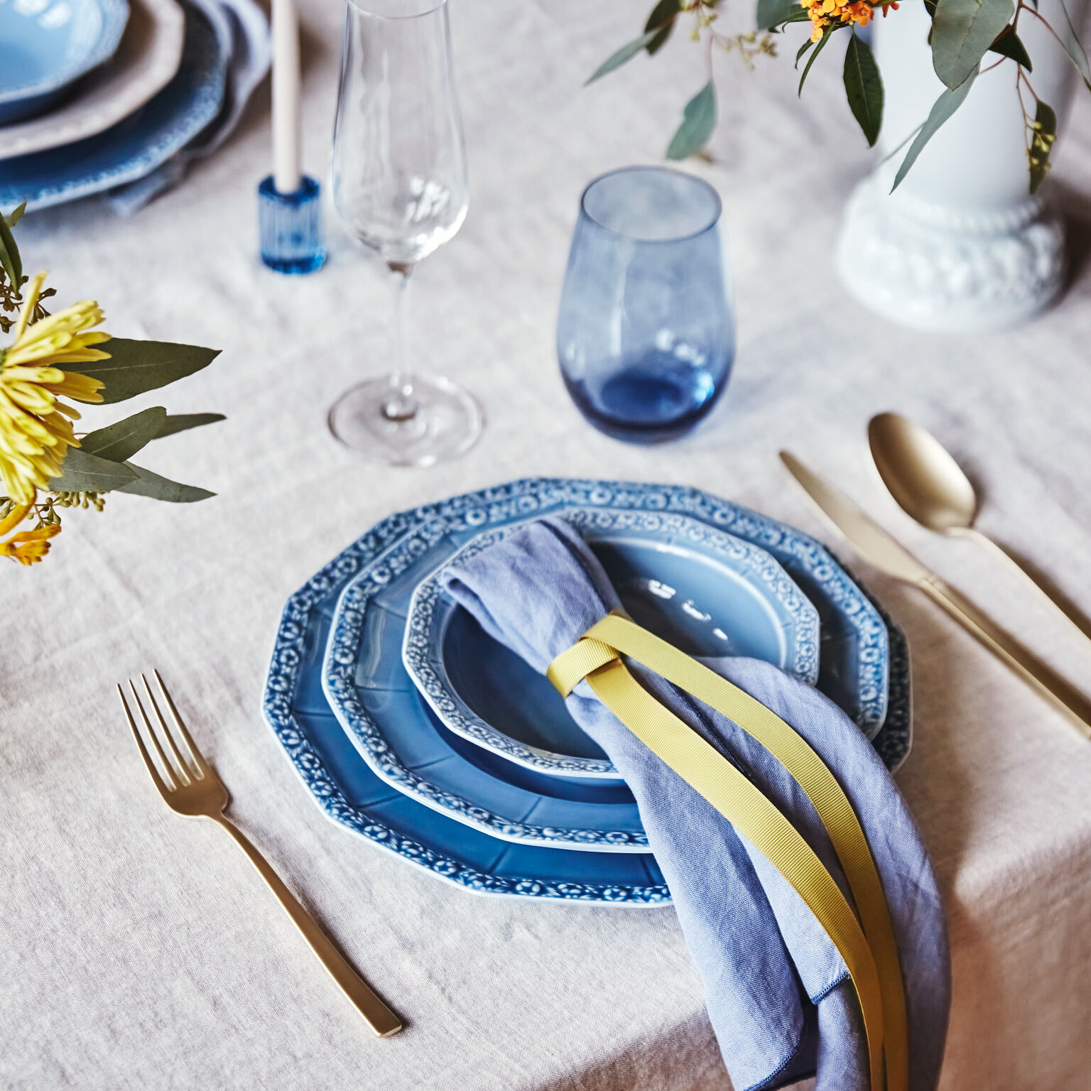 Imagen 2 de Plato hondo Dream Blue Maria Rosenthal - Azul 23 cm Azul