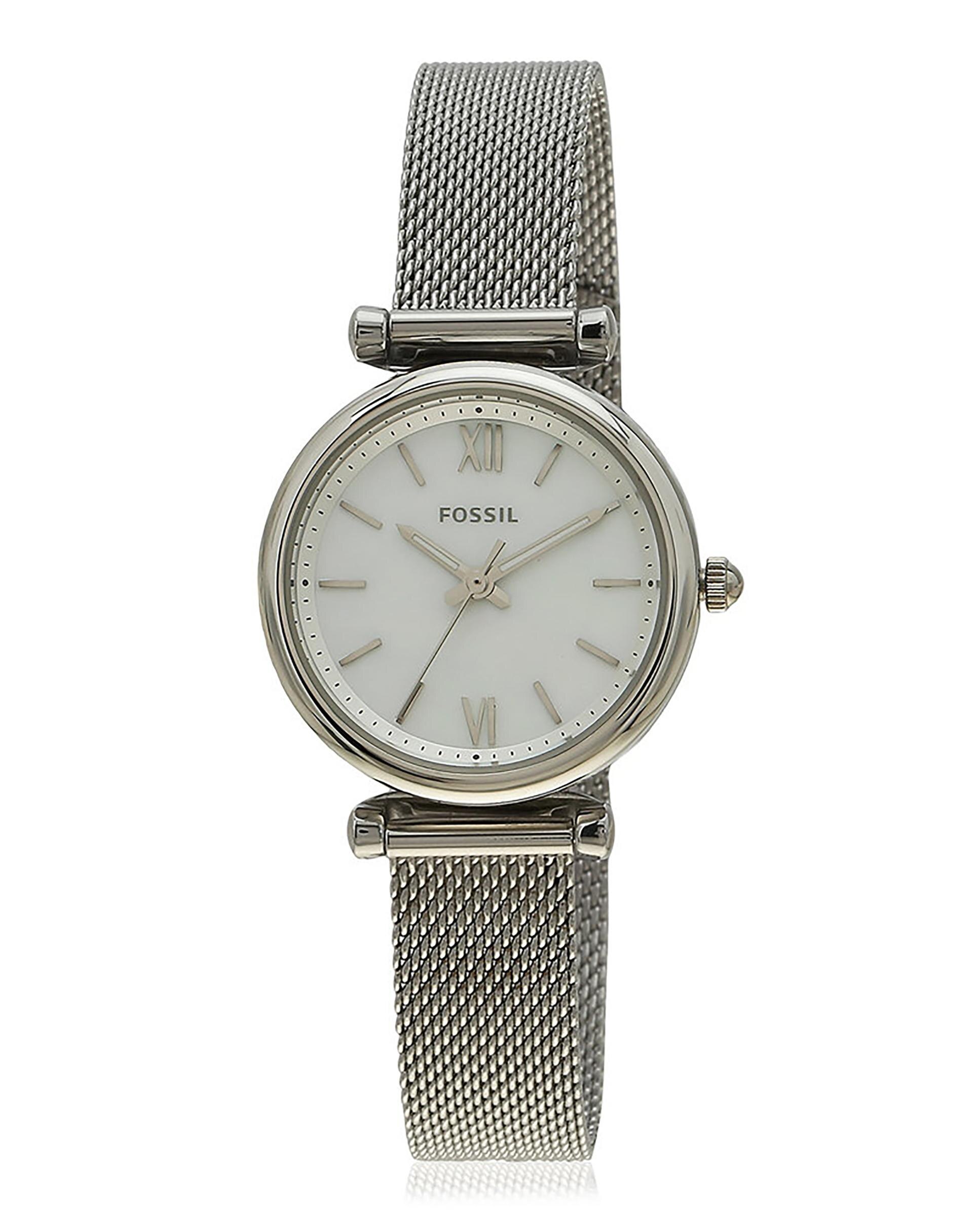 Reloj de mujer carlie mini es4432 de malla de acero - Fossil - Plateado Plateado-3