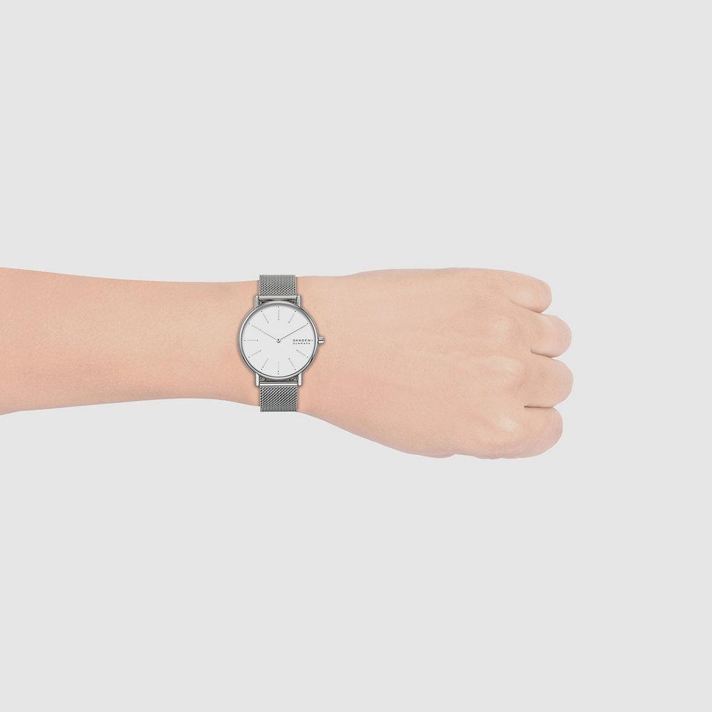 Reloj de mujer signatur skw2785 de acero inoxidable - Skagen - Plateado Plateado-4
