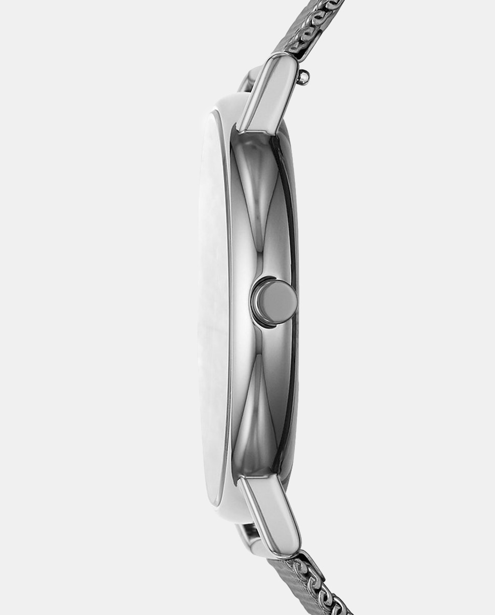 Reloj signatur de malla de acero gris con tres agujas - Skagen - Gris Gris-3