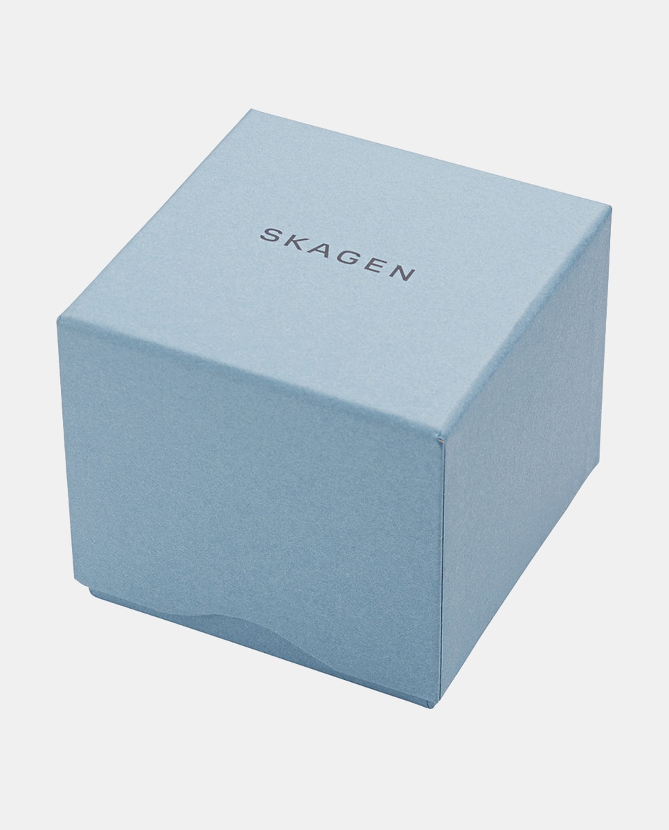 Reloj signatur de malla de acero gris con tres agujas - Skagen - Gris Gris-5