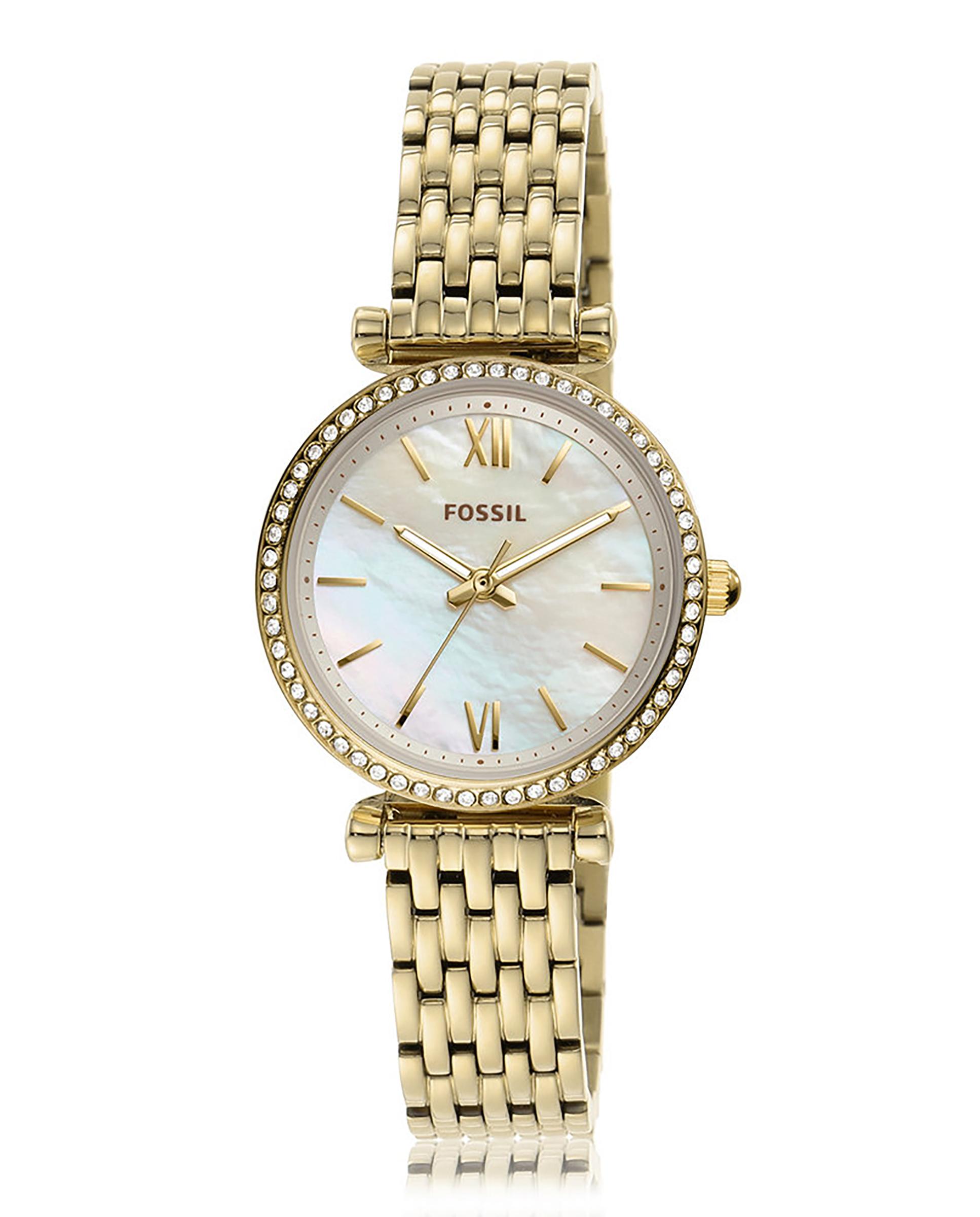 Reloj de mujer carlie mini es4735 de acero - Fossil - Dorado Dorado-5