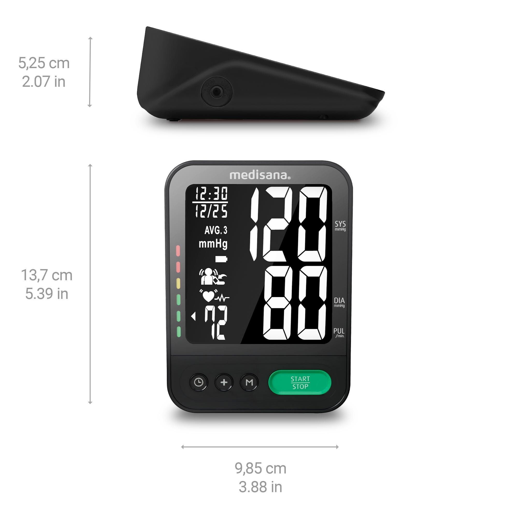 Tensiómetro de brazo Medisana BU 582 connect - Negro Negro-2