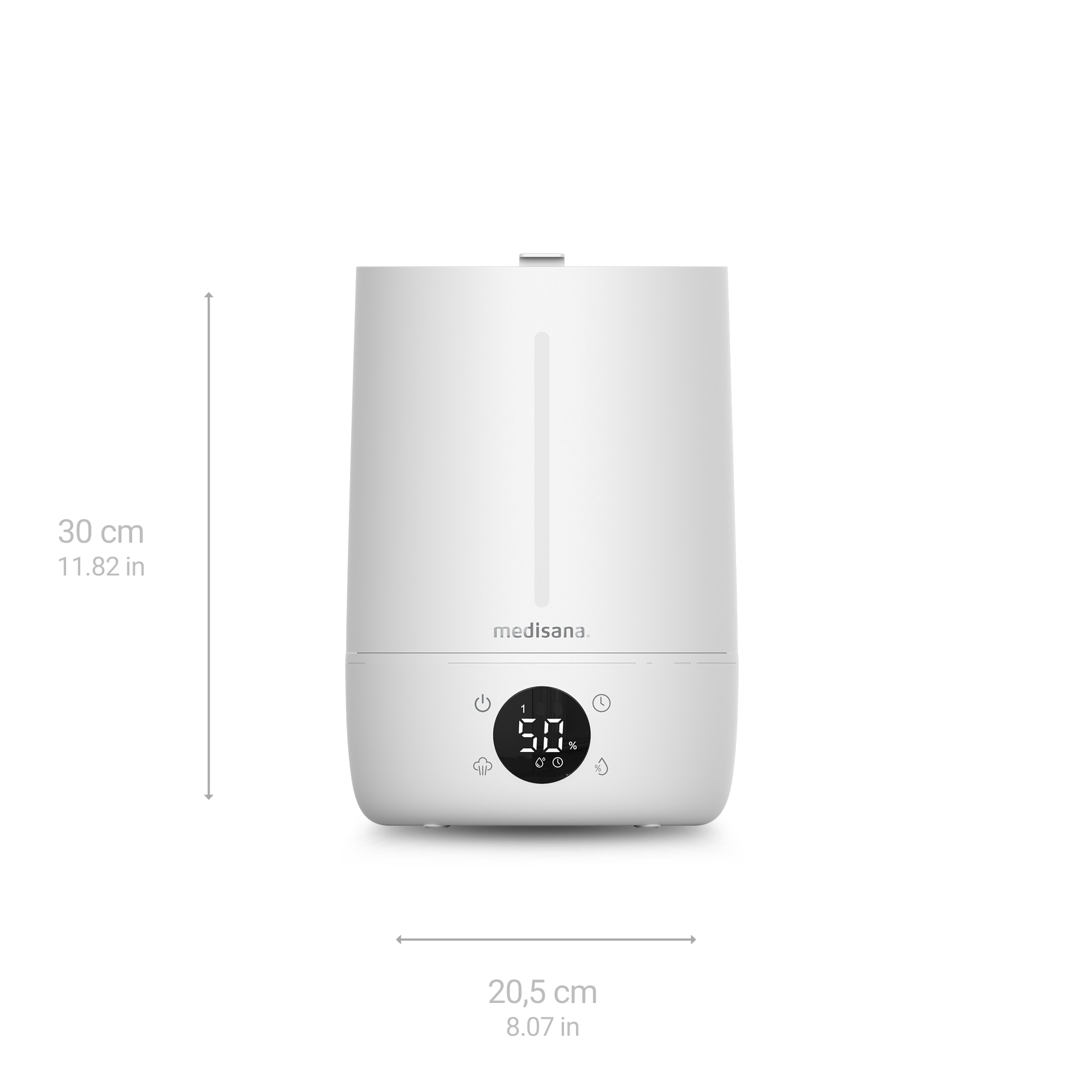 Humidificador Ultrasónico Medisana AH 663 con control de calidad de aire - Blanco Blanco-2