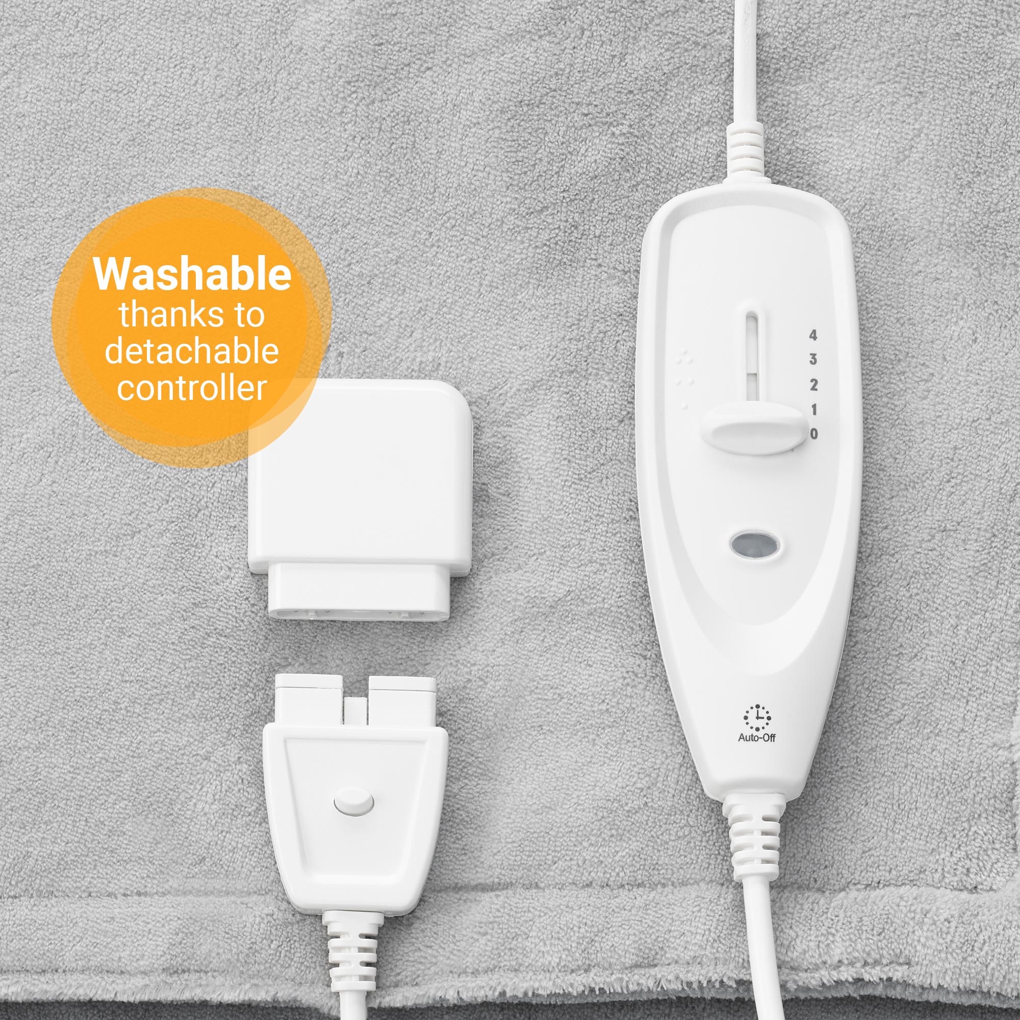 Manta elétrica Medisana HDW - Gris Gris-5