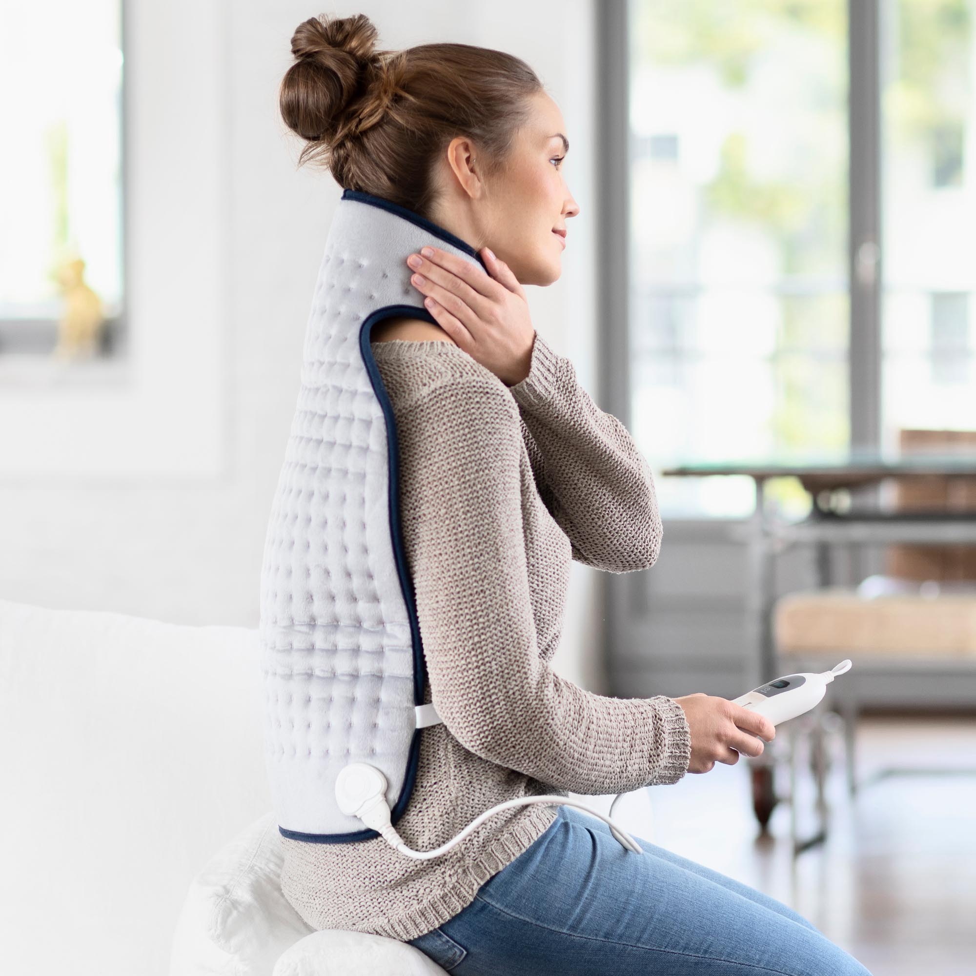 Amohadilla eléctrica Medisana HP 460 para cuello y espalda - Gris Gris-3