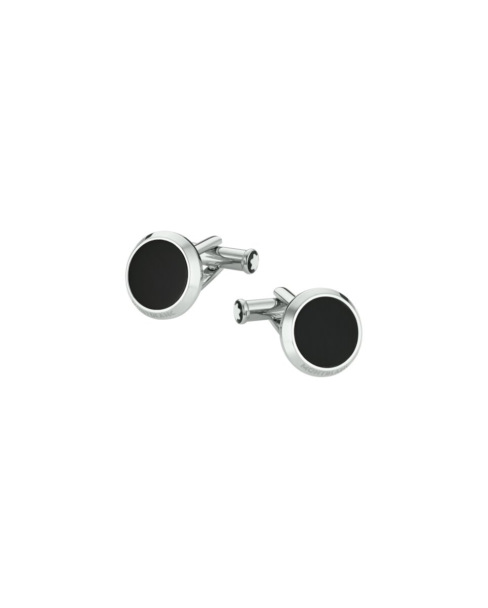 Imagen 1 de Gemelos montblanc acero Negro