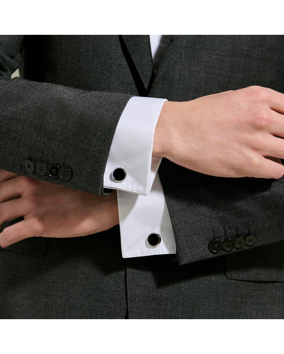 Imagen 2 de Gemelos montblanc acero - Negro Negro