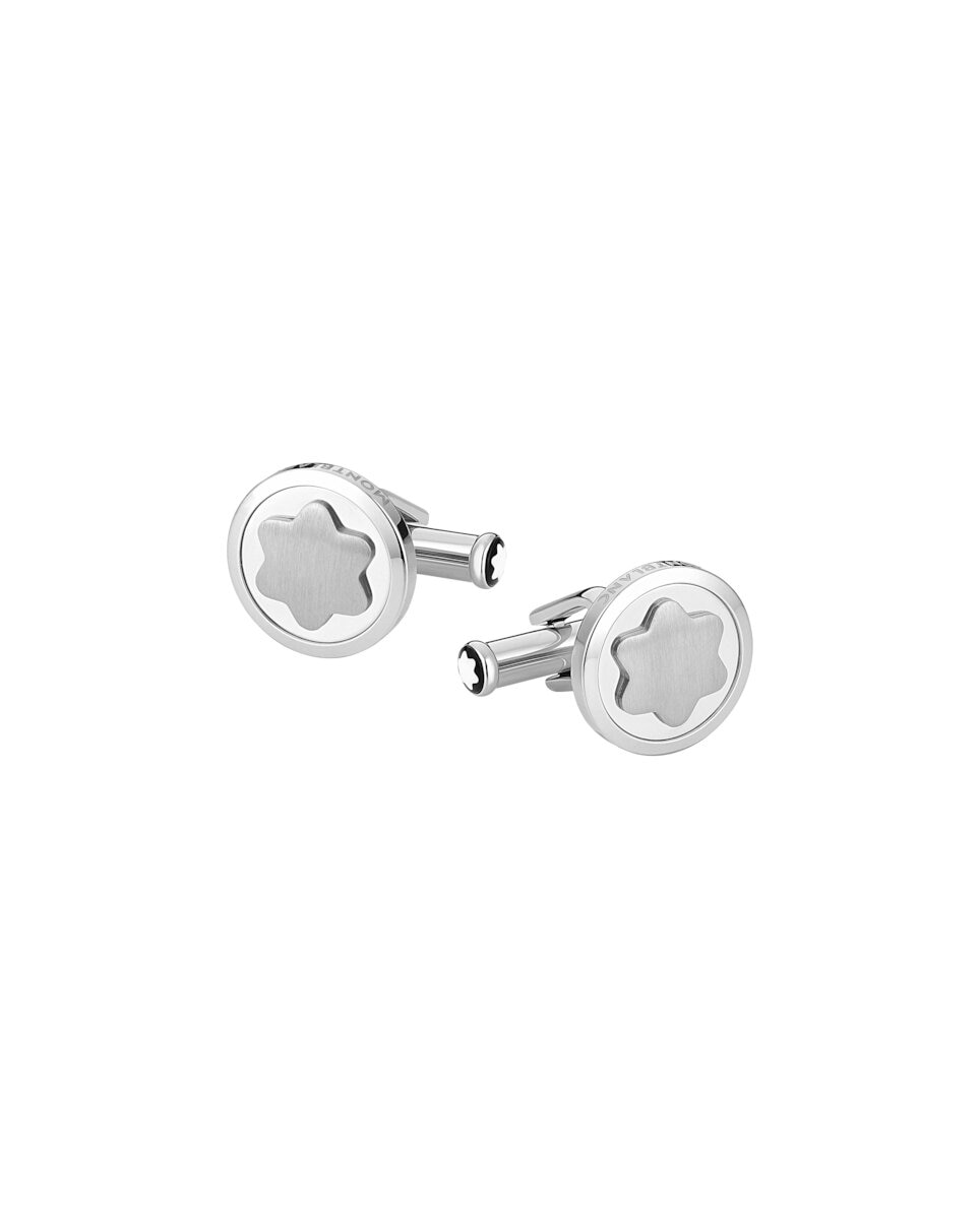Imagen 2 de Gemelos montblanc acero - Plata Plata