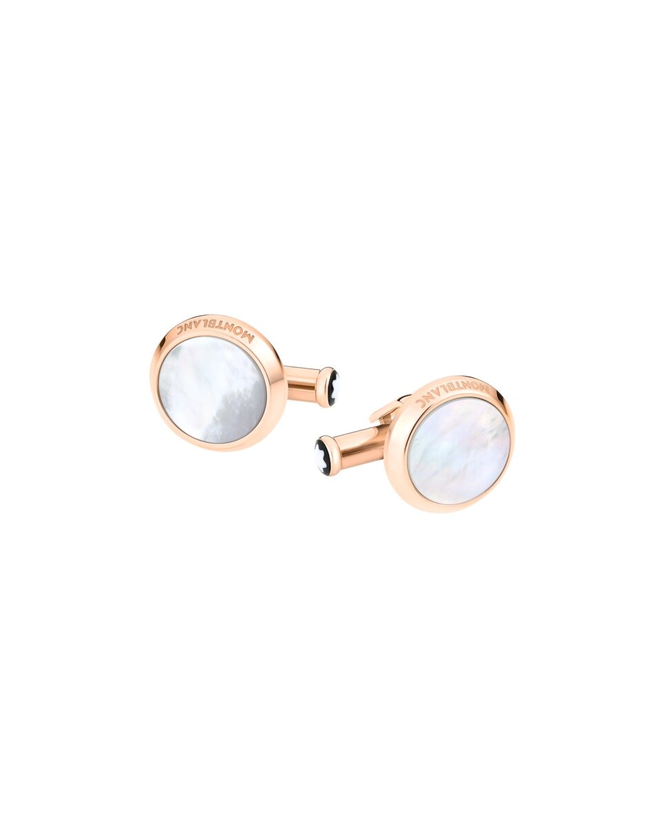 Imagen 0 de Gemelos montblanc acero Blanco