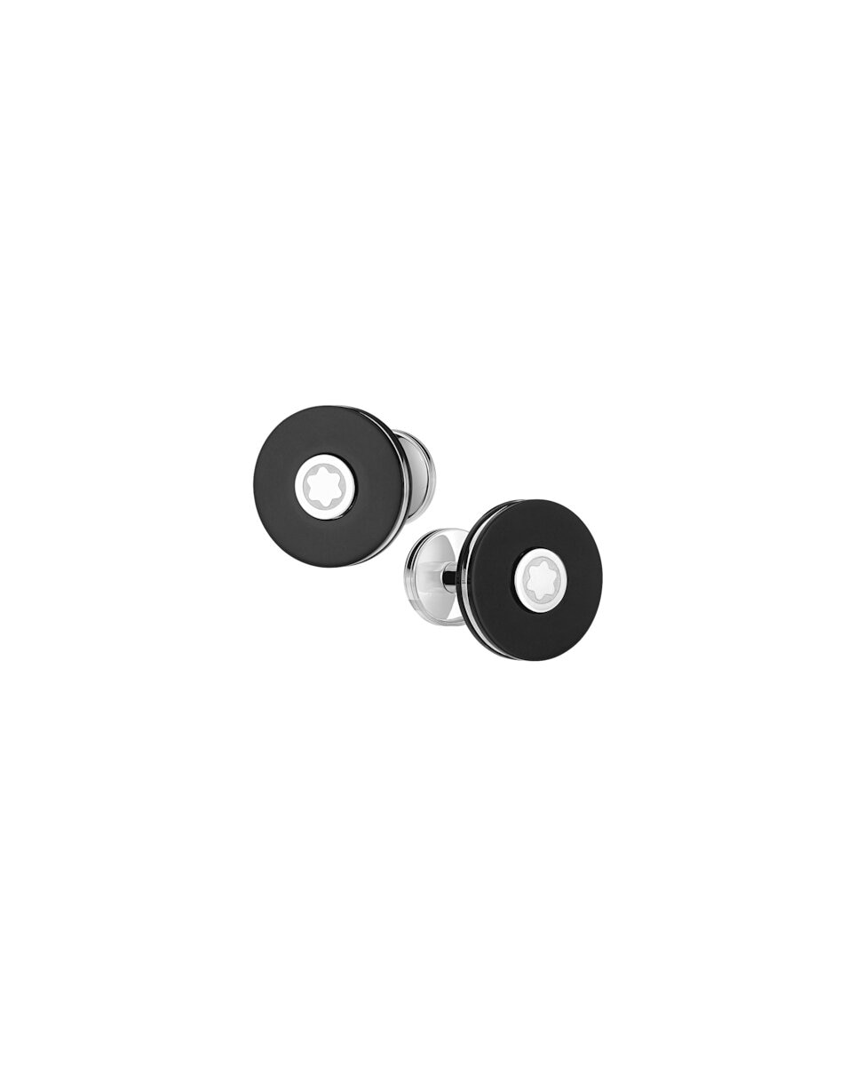 Imagen 0 de Gemelos montblanc acero Negro
