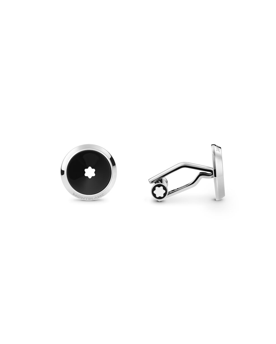 Imagen 2 de Gemelos montblanc acero - Negro Negro