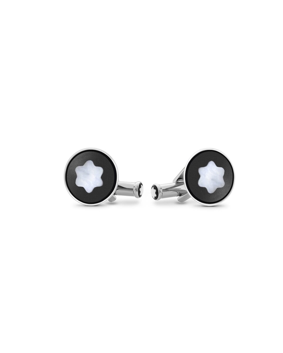 Imagen 2 de Gemelos montblanc acero - Negro Negro
