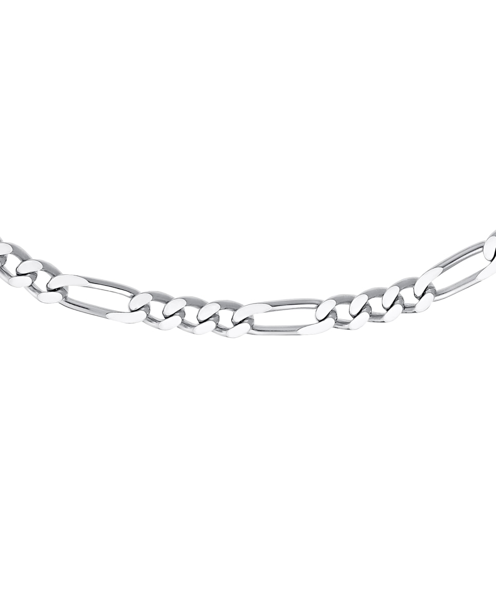 Pulsera de cadena de plata de ley 925 - Amor - Plata Plata-3