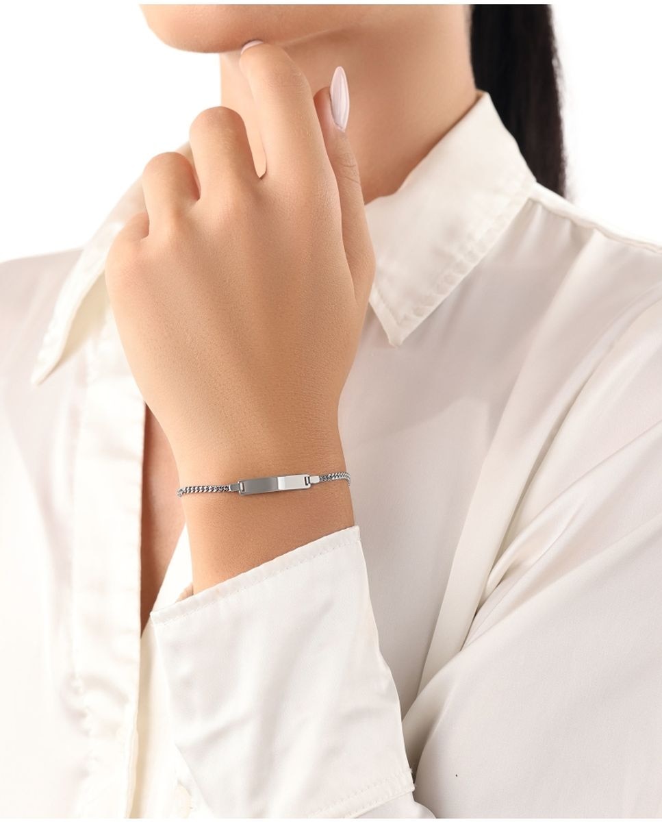 Pulseras identificativas de de ley 925 - Amor - Plata Plata-5