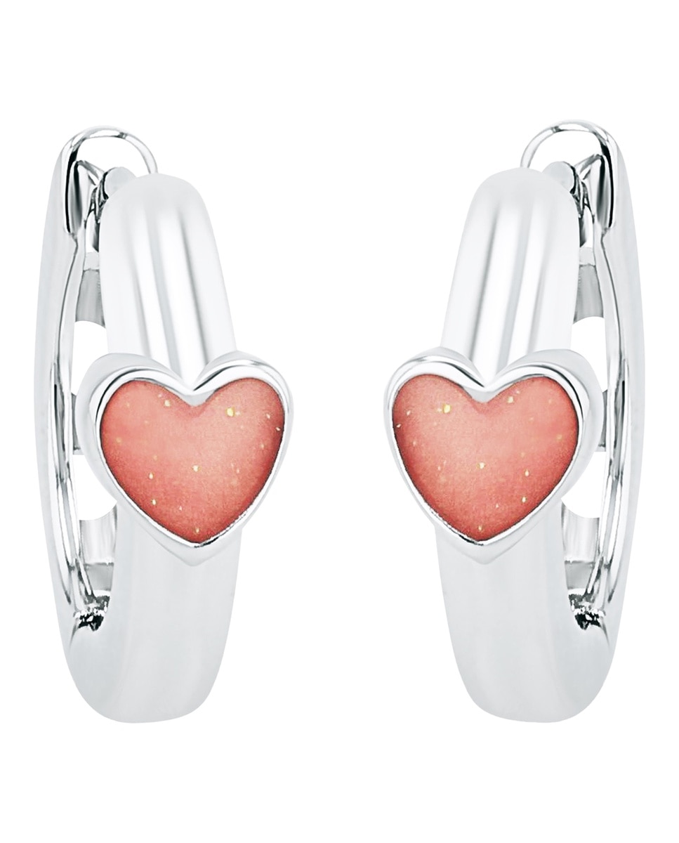 Aro para niñas, plata de ley 925 | corazón - Lily Princesa - Plata Plata-3