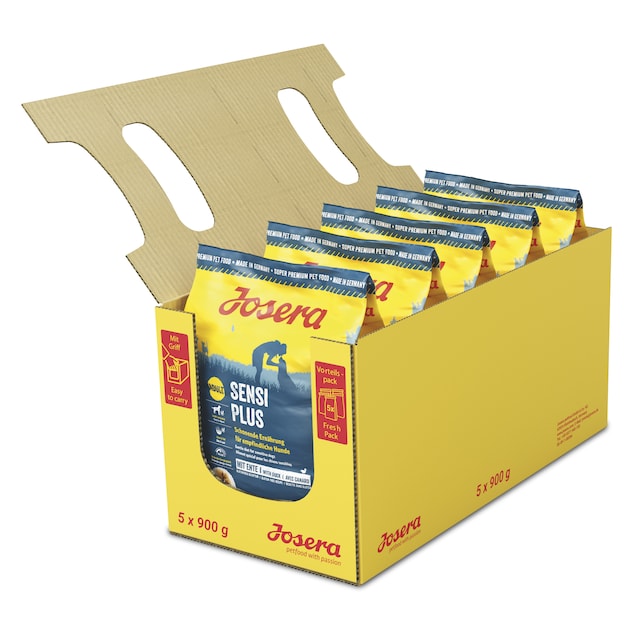 Imagen 0 de Pienso para perros adultos Josera SensiPlus con pato pack 5 x 900 g