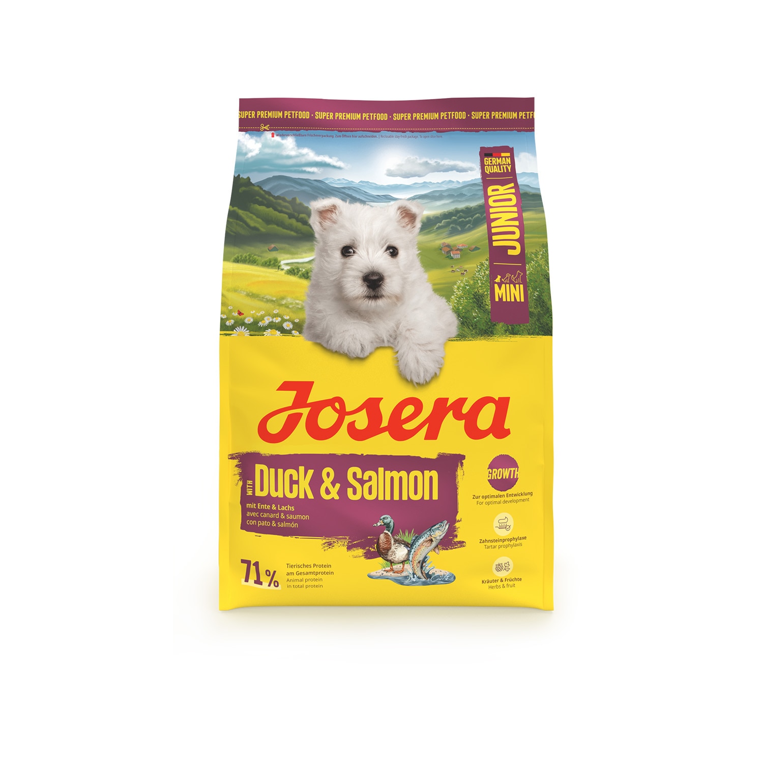 Imagen 0 de Pienso para perros mini junior Duck & Salmon Josera